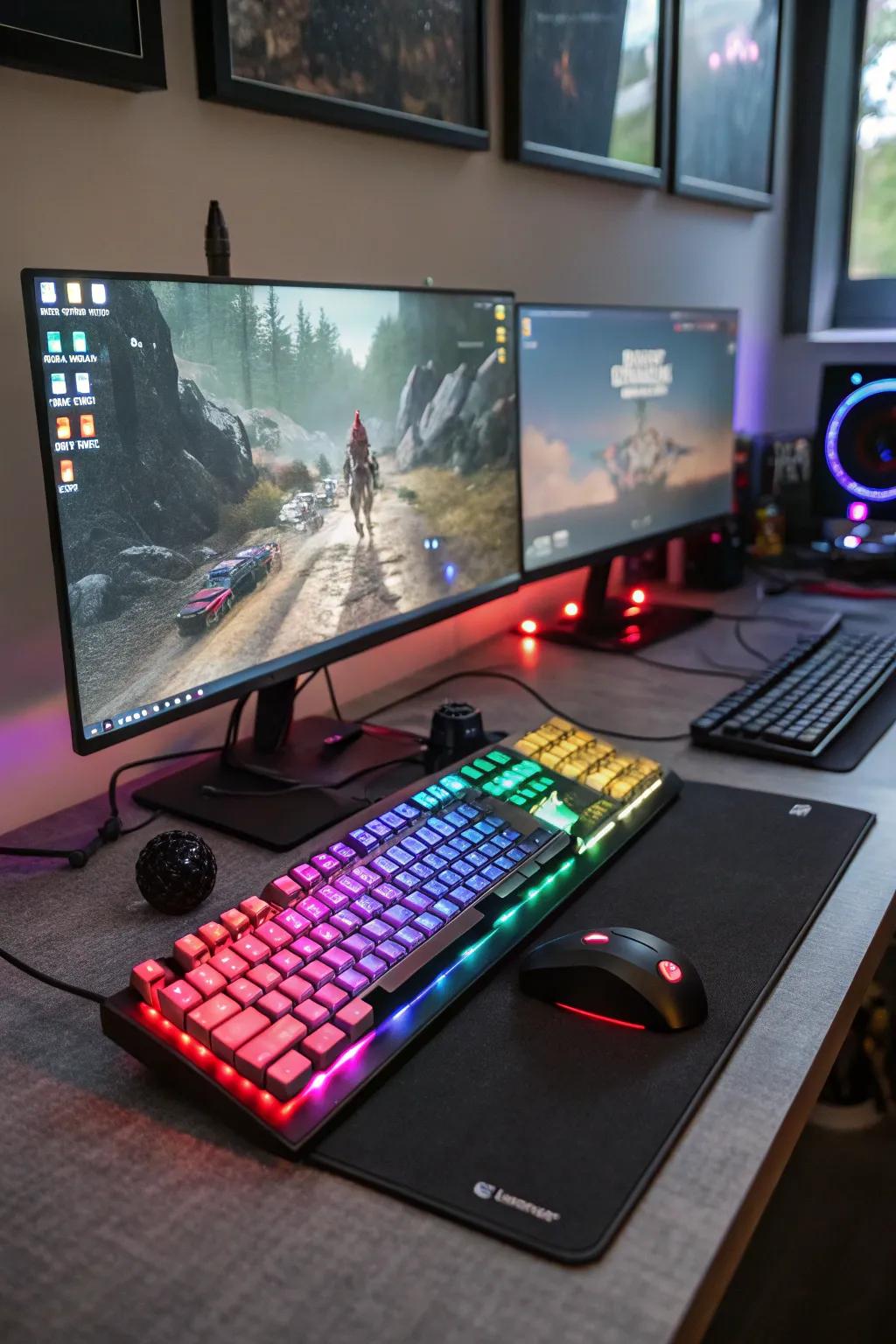 Custom peripherals introduce a personal element to your gaming arrangement.