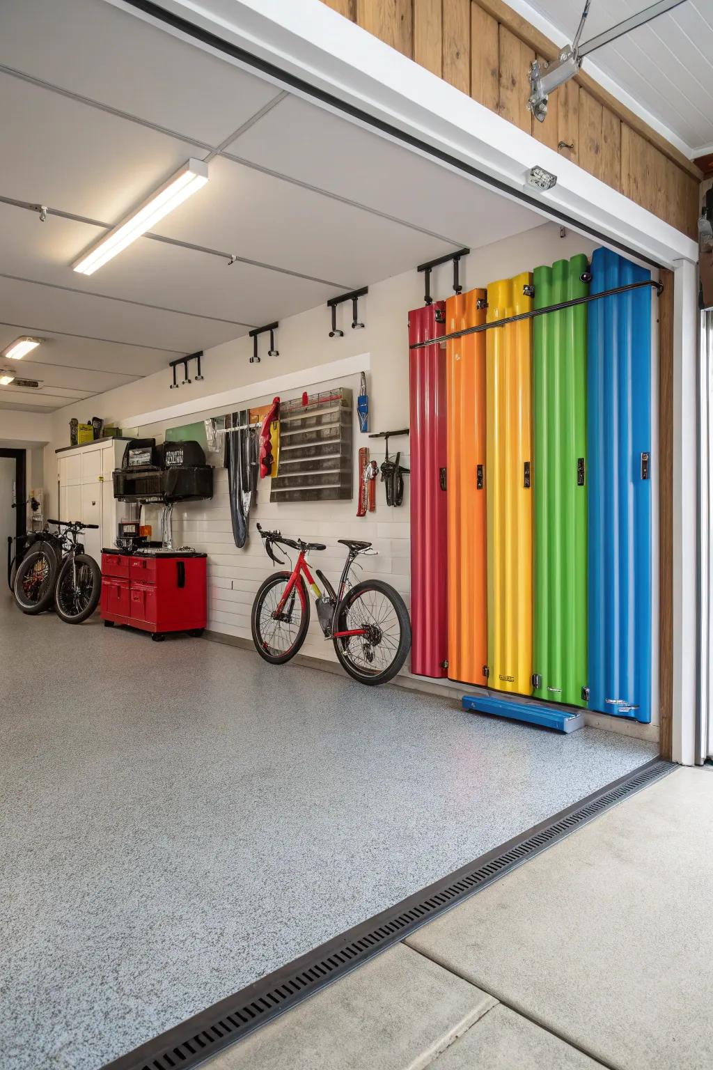 Vinyl baseboards provide an adaptable, low-maintenance choice for all garages.