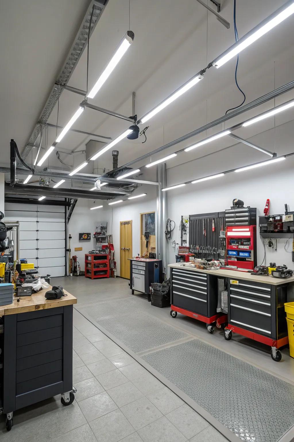 Improve your workspace with bright and energy-efficient LED lighting.