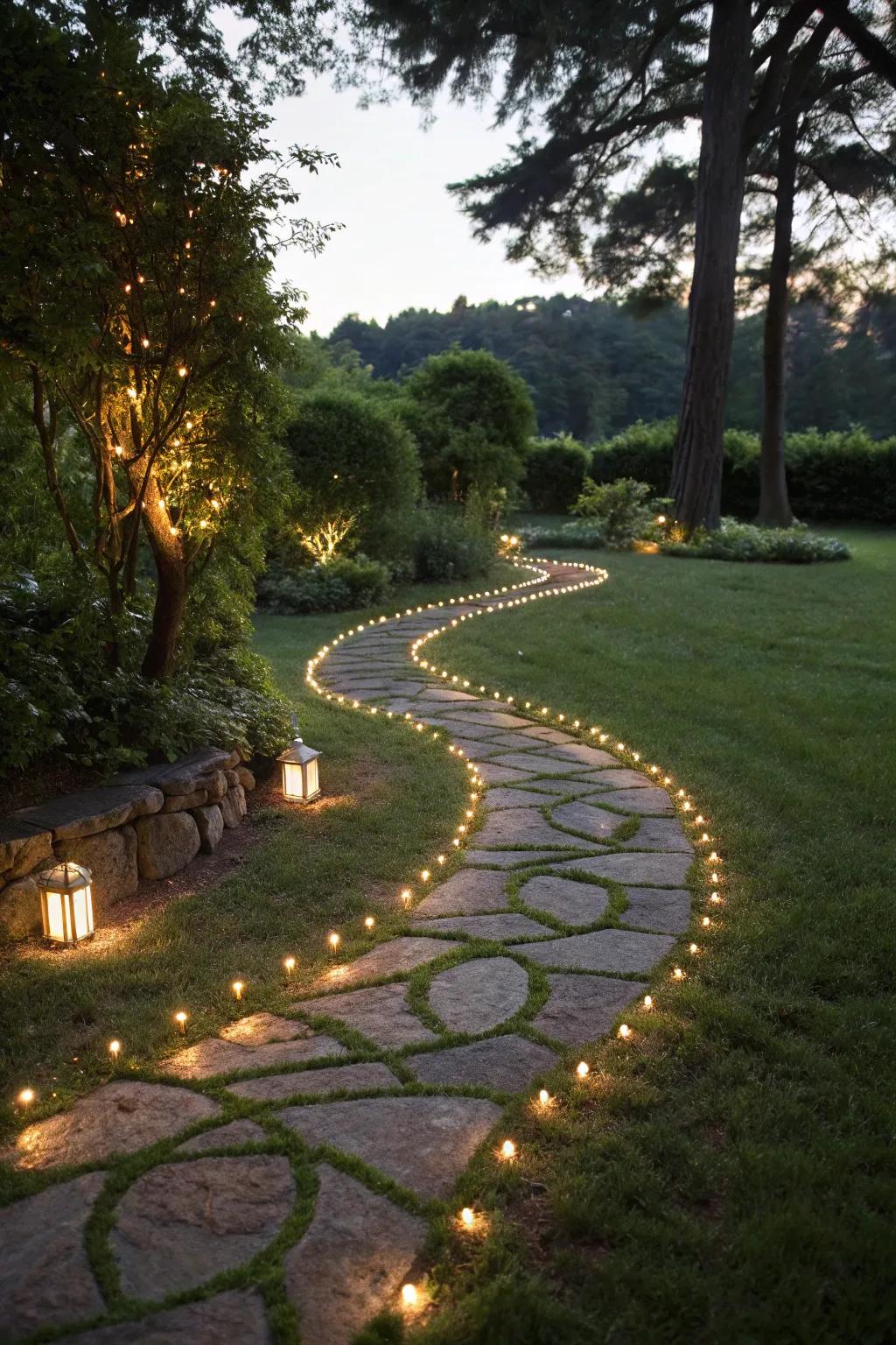 Illuminate your trail with charming trail illuminators.