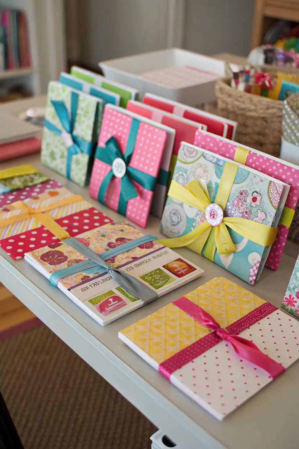 Infuse a personal touch with lovingly handmade gift card enclosures.