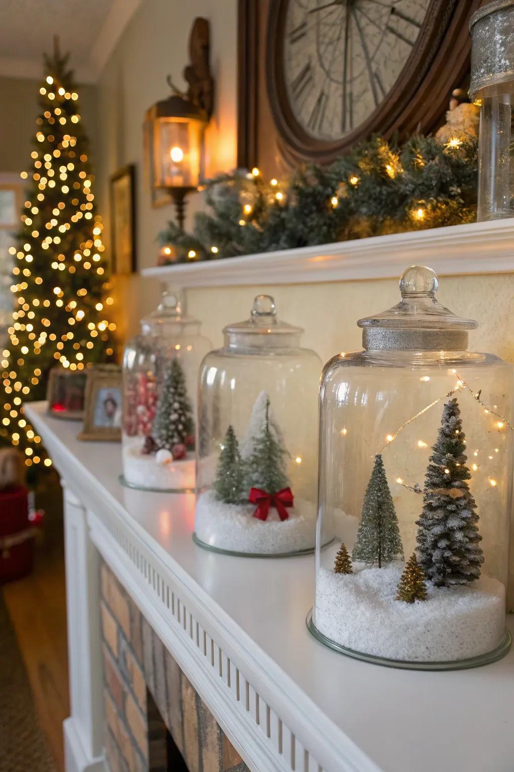 Hand-crafted blizzard domes deliver a dash of wintery enchantment to your dwelling.