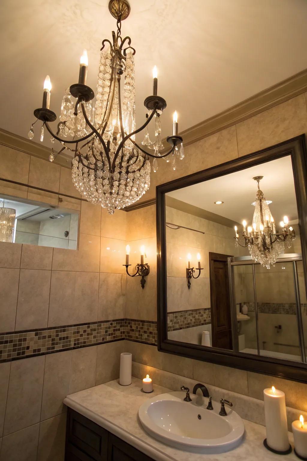 Striking lighting establishes the ideal gothic spirit.