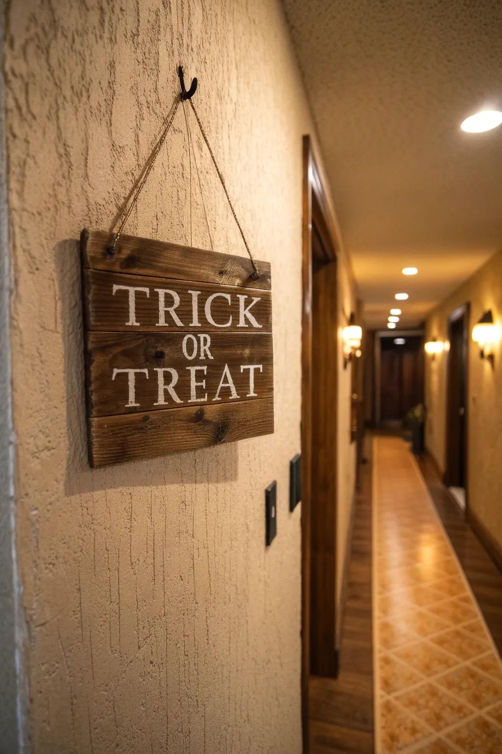 Welcome visitors with an eerily delightful marker.