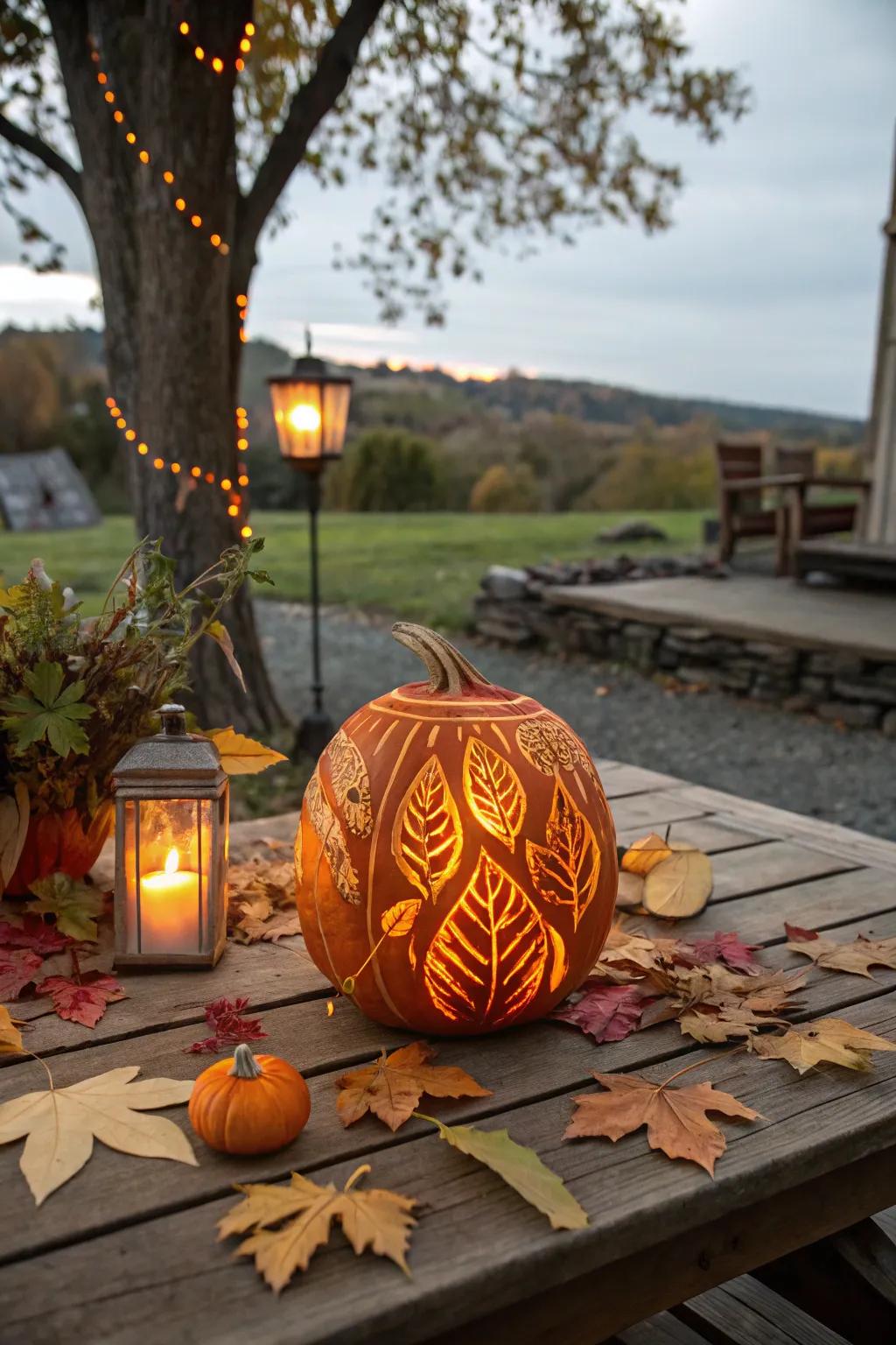 Highlighting the beauty of autumn with radiant foliage designs.