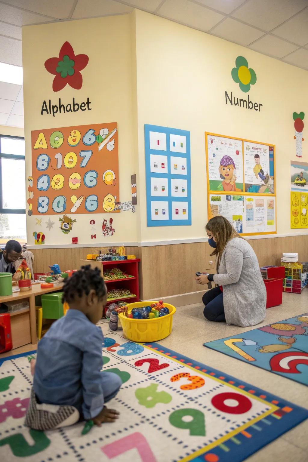 Instructive décor can enrich learning while introducing visual appeal.