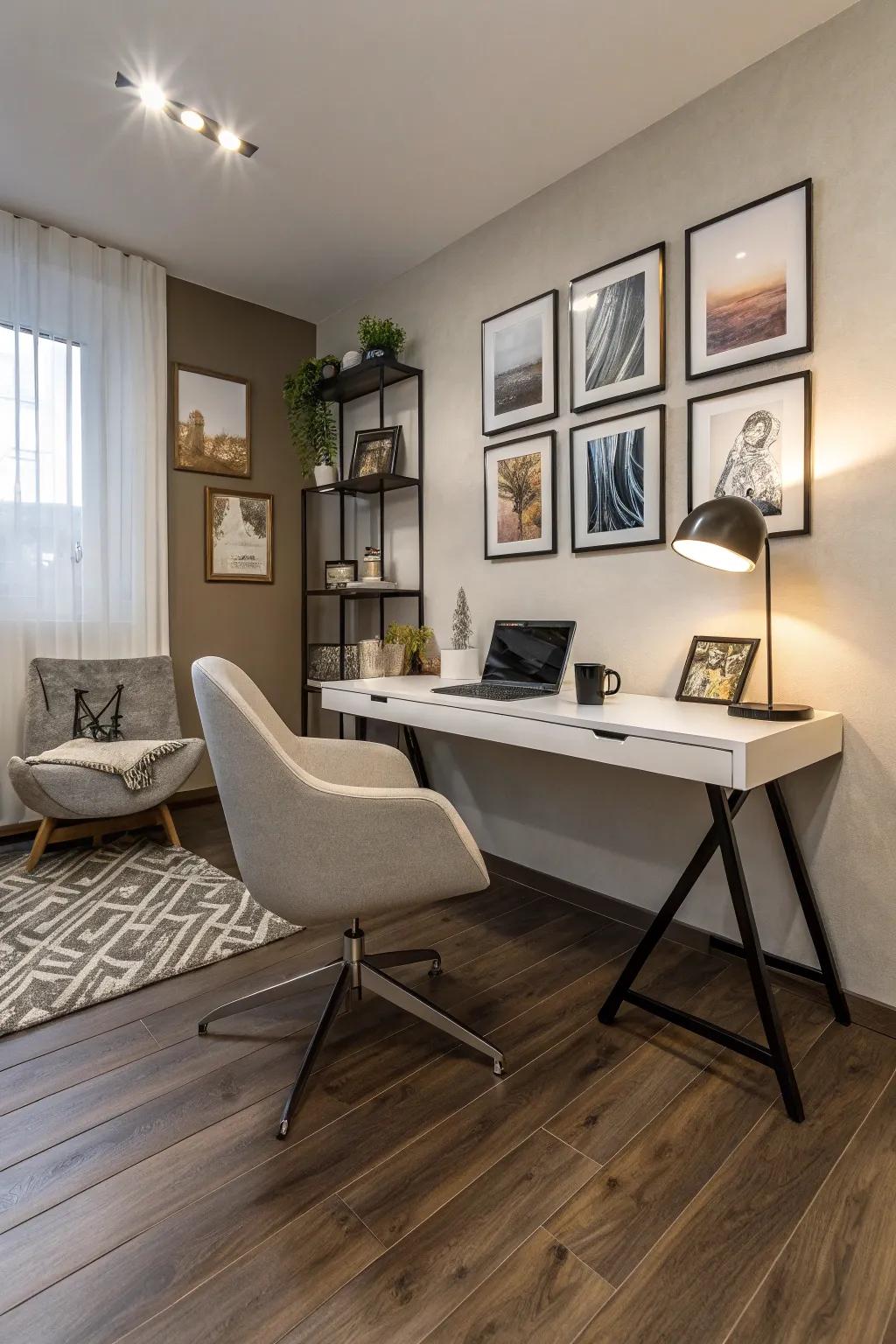 Laminate blends style and practicality, giving your office a modern edge.