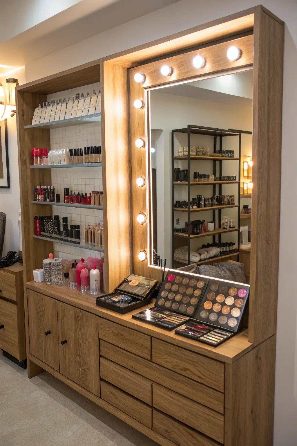 Multi-functional pieces keep your salon tidy and stylish.