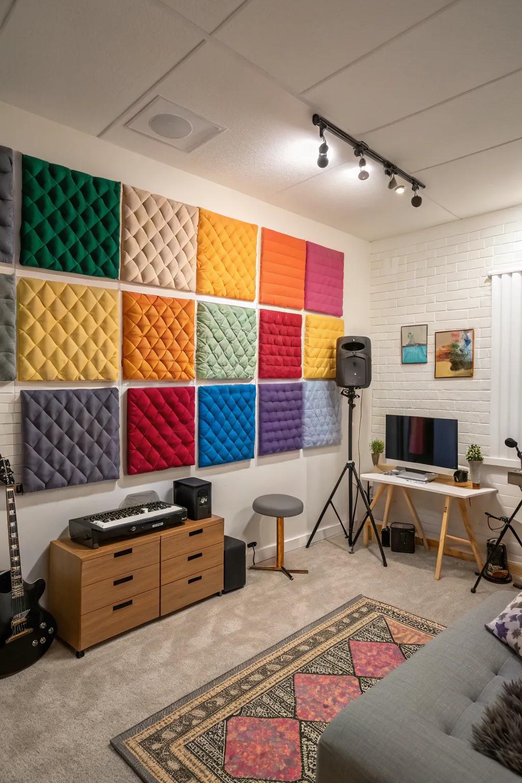 Acoustic panels merge practicality with style.