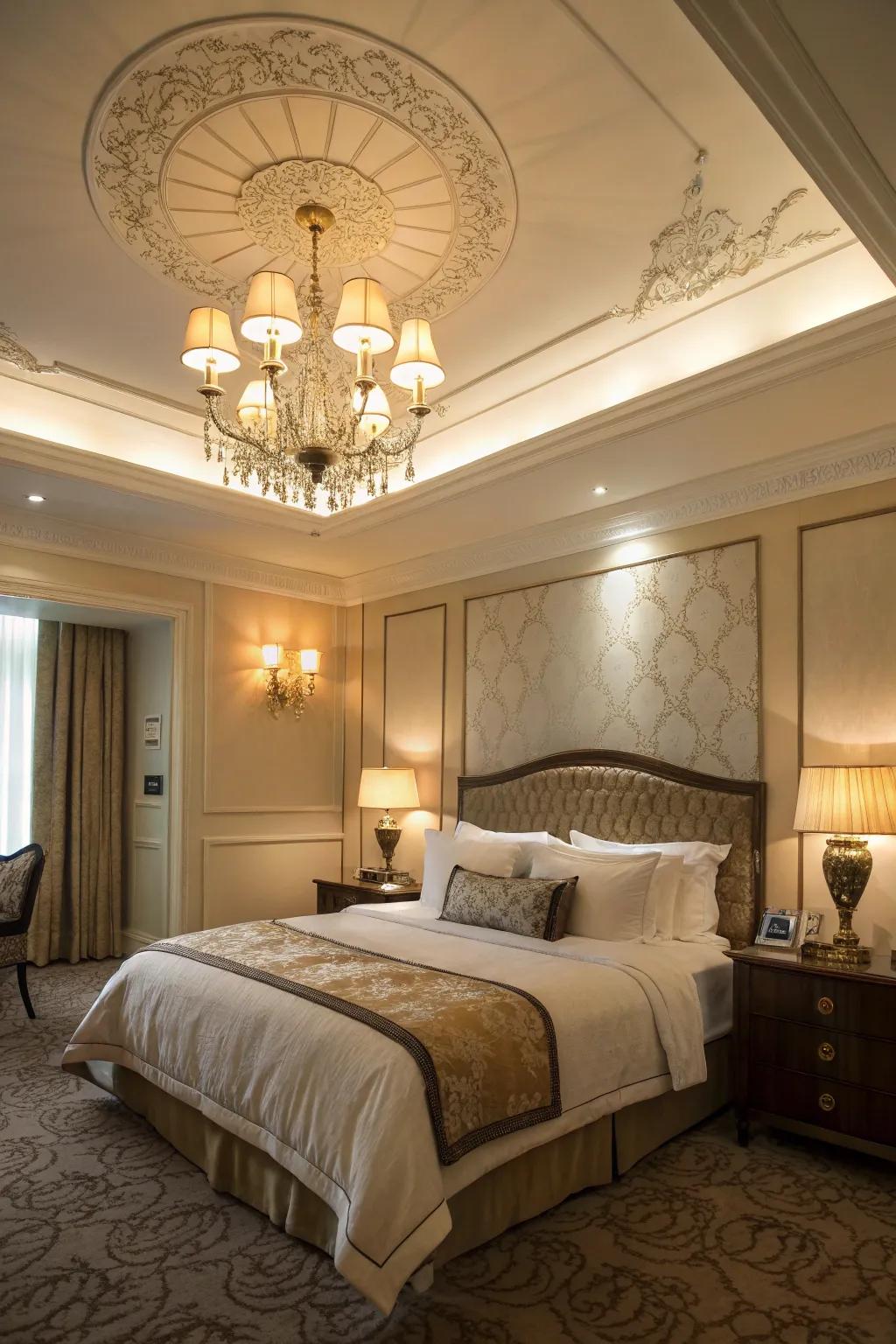 Refined illumination enhances both the mood and utility.