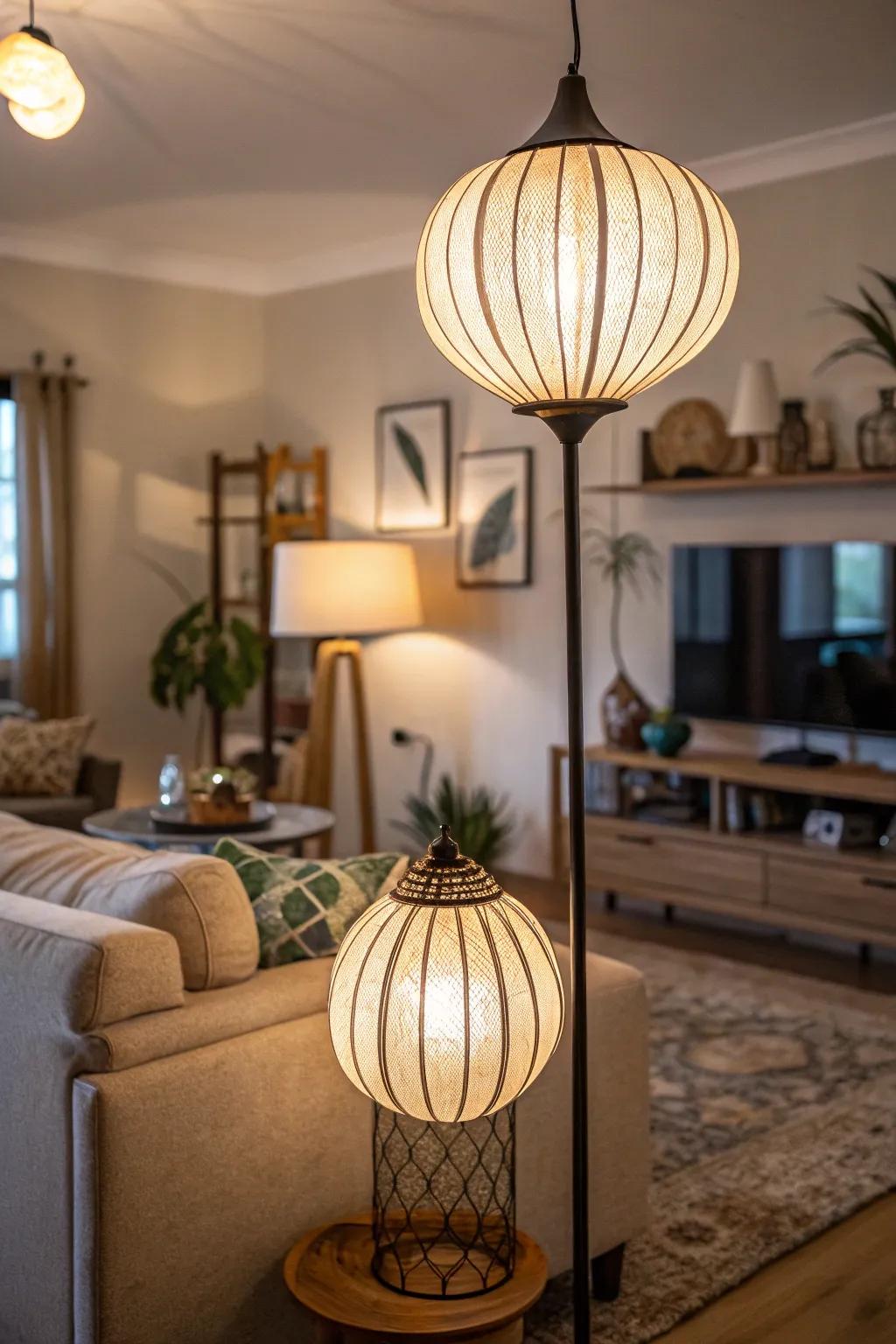 Diverse lighting incorporates warmth and profundity to your spaces