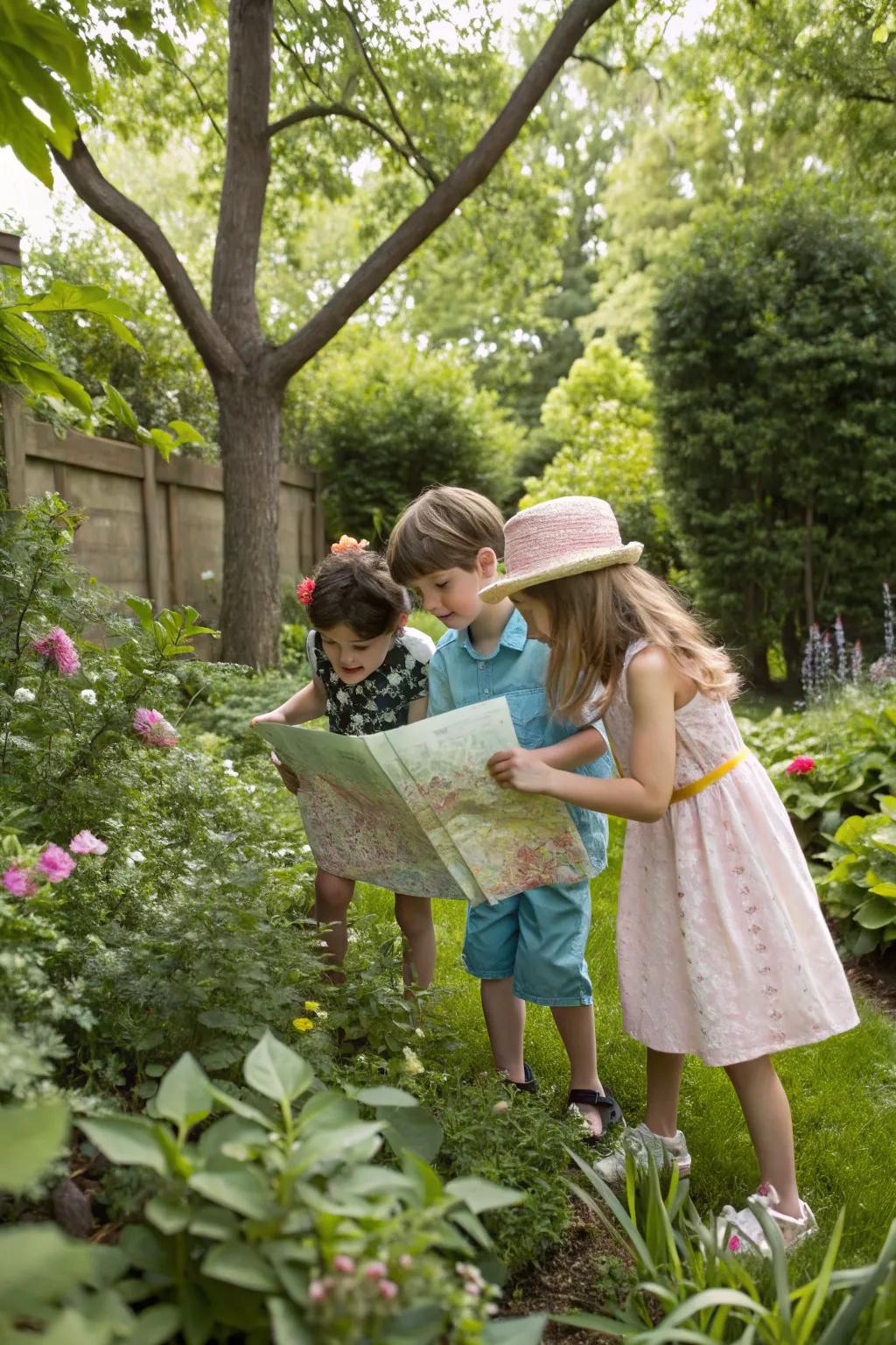 A backyard treasure hunt ignites curiosity and a sense of adventure.