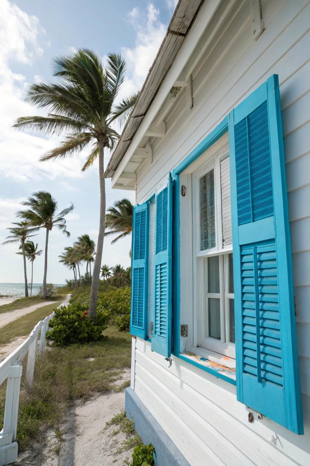 Island-Style panels infuse a tropical vibe while delivering effective storm defense.