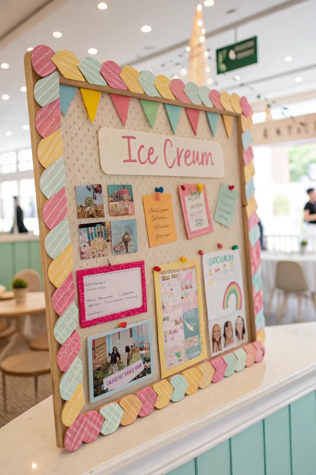 Elevate your board with colorful icy pole borders.