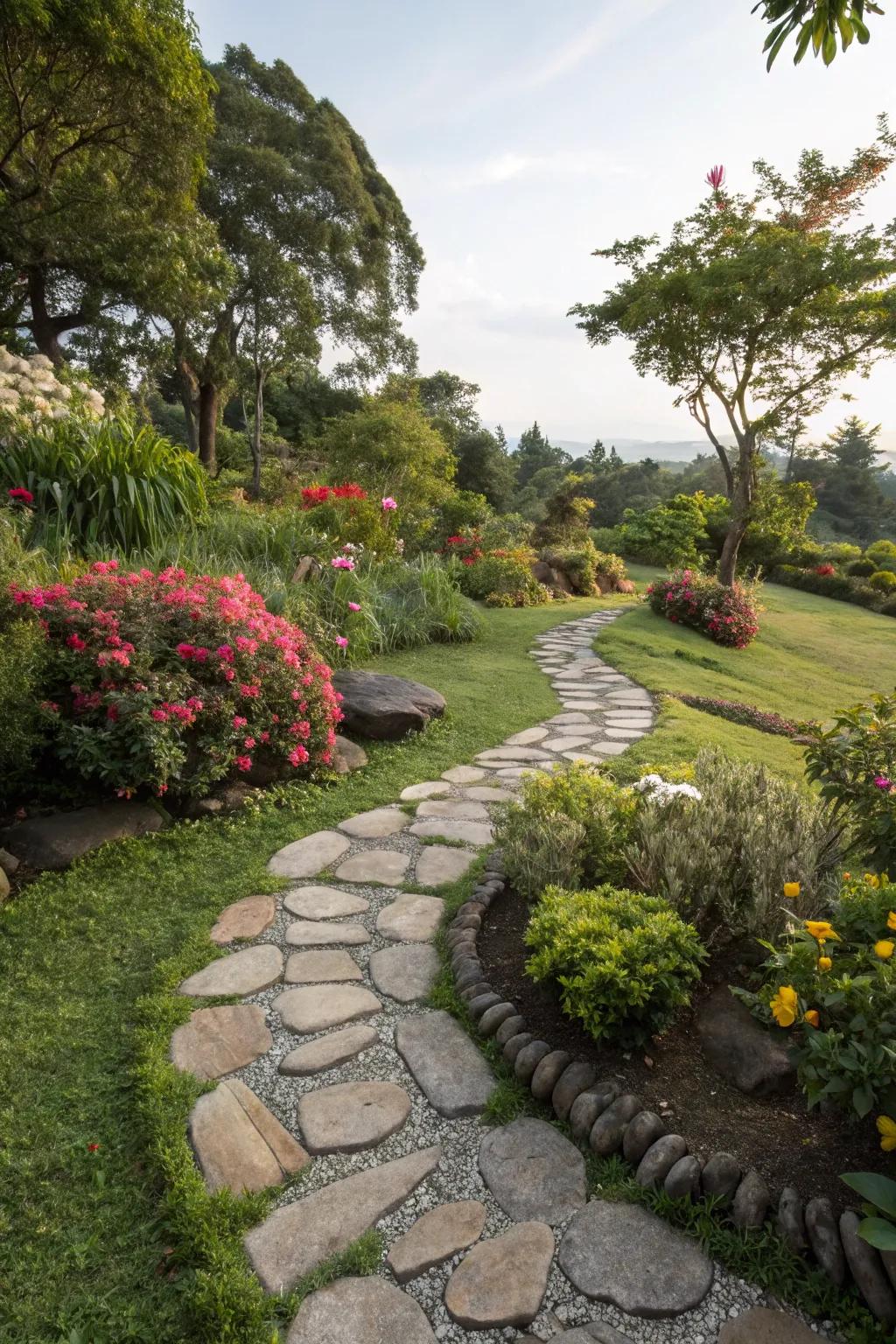Decorative walkways contribute charm and connectivity to your garden.