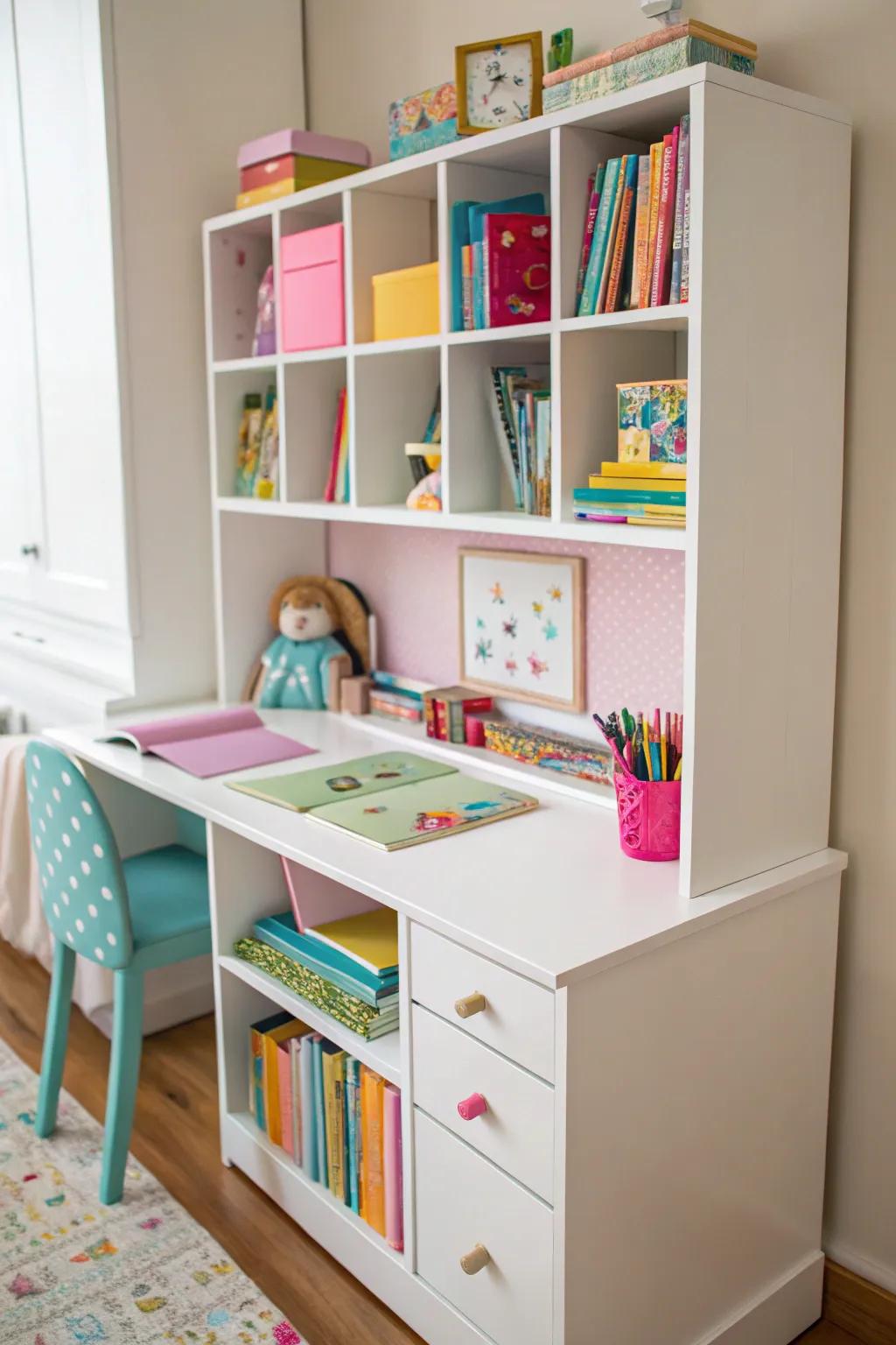 Maintain order with astute storage solutions.