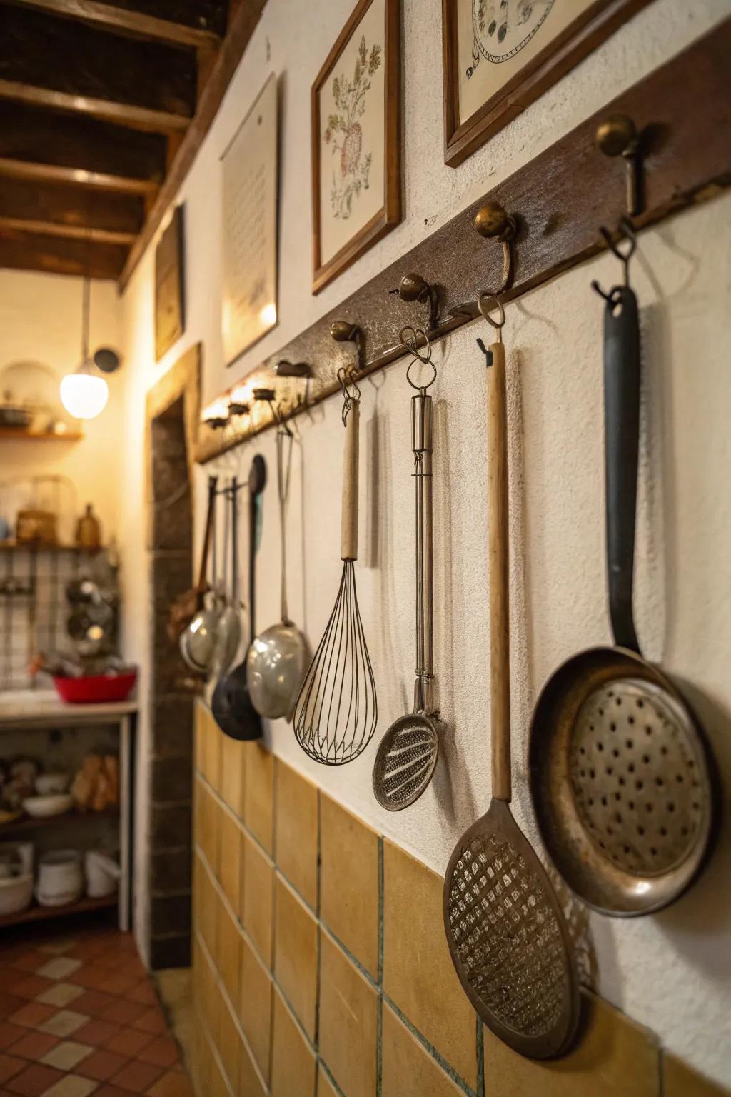 Classic tools provide depth and heritage to your kitchen's design.