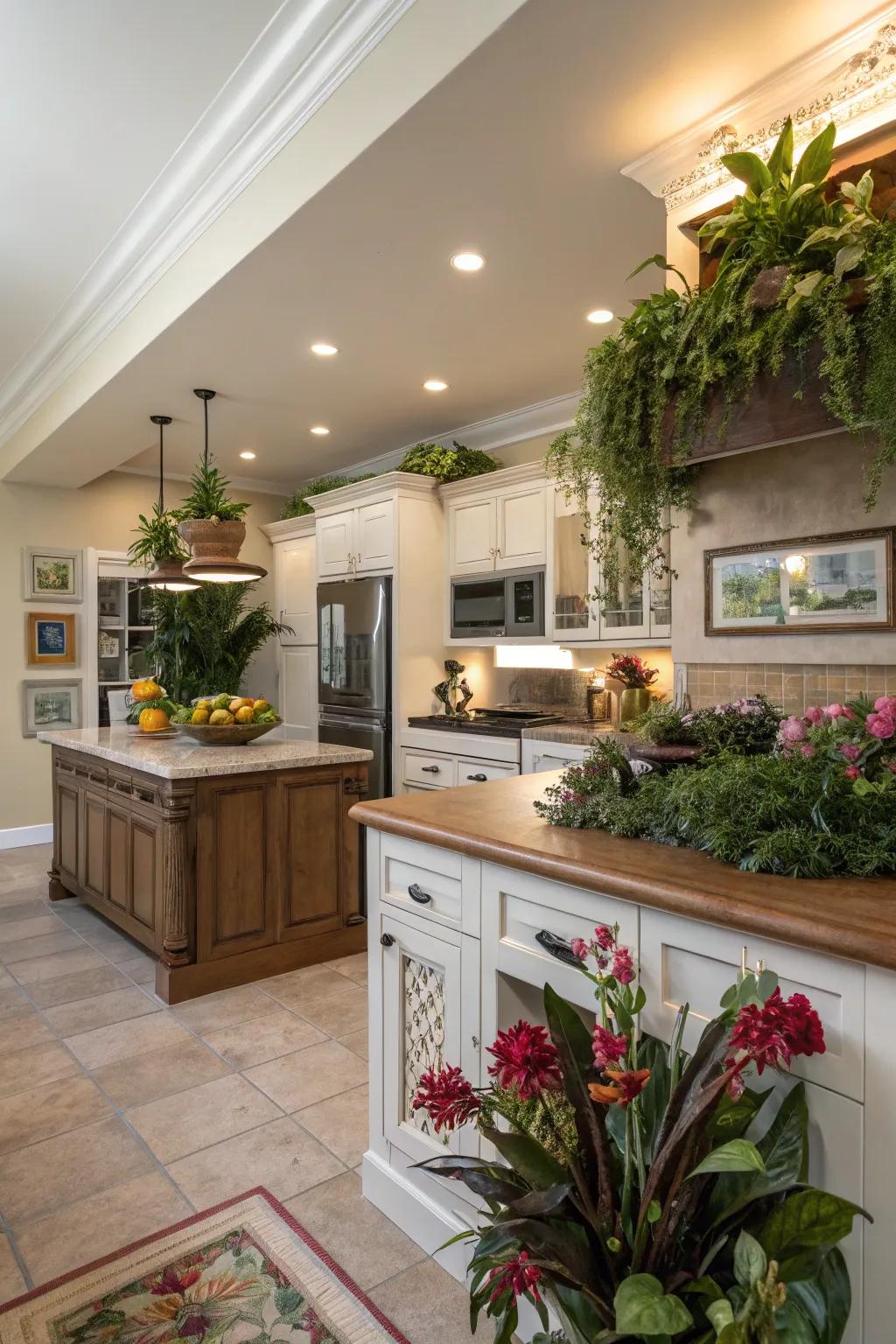 A broader gap allows a resourceful area for decoration.