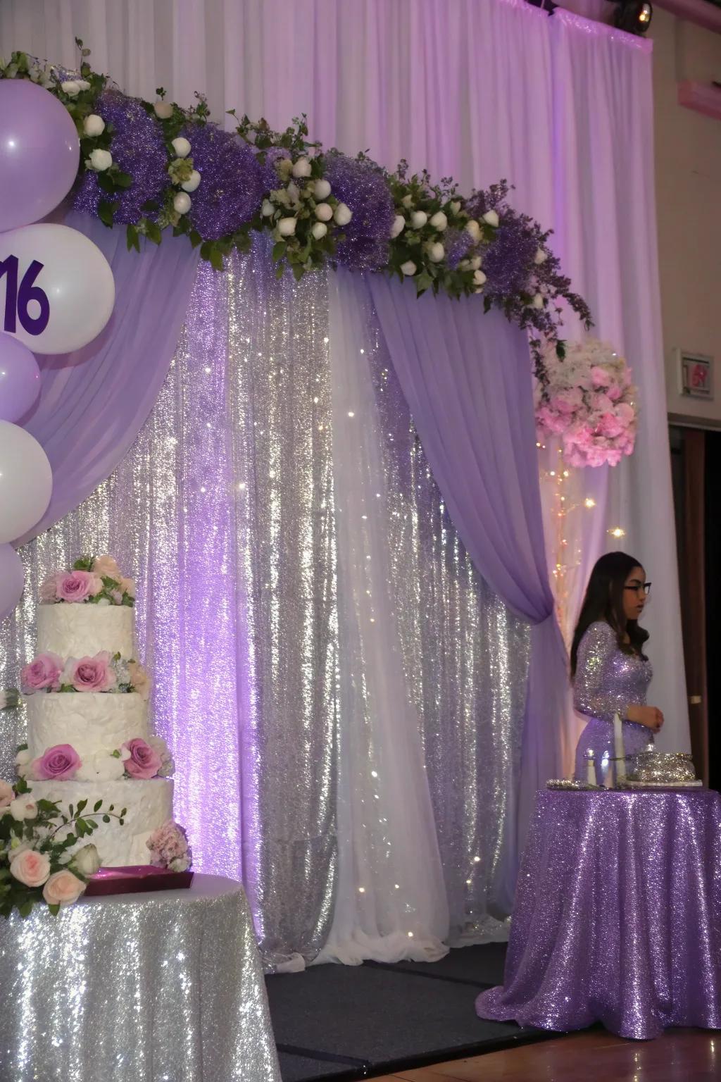 A striking backdrop that infuses each photograph with radiance and allure.