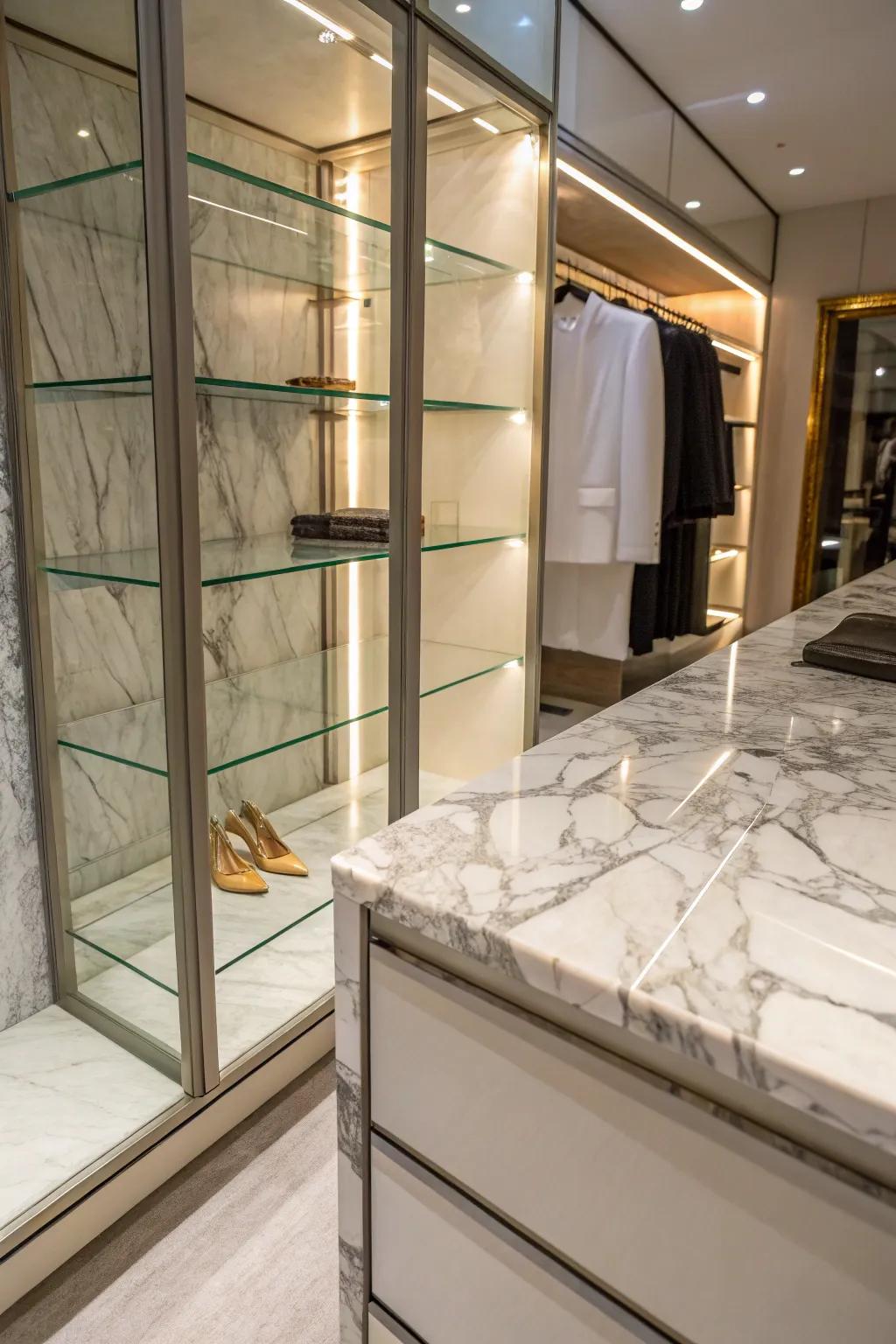 Premium materials define luxury.