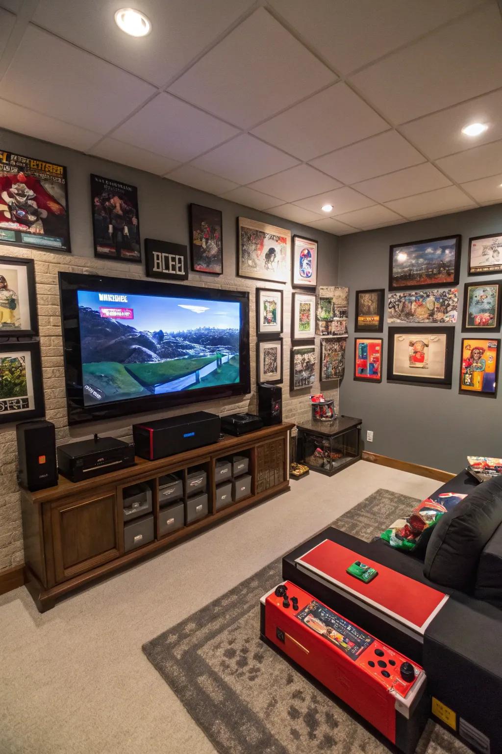 Enhance your gaming experience with a uniquely adapted gaming zone.