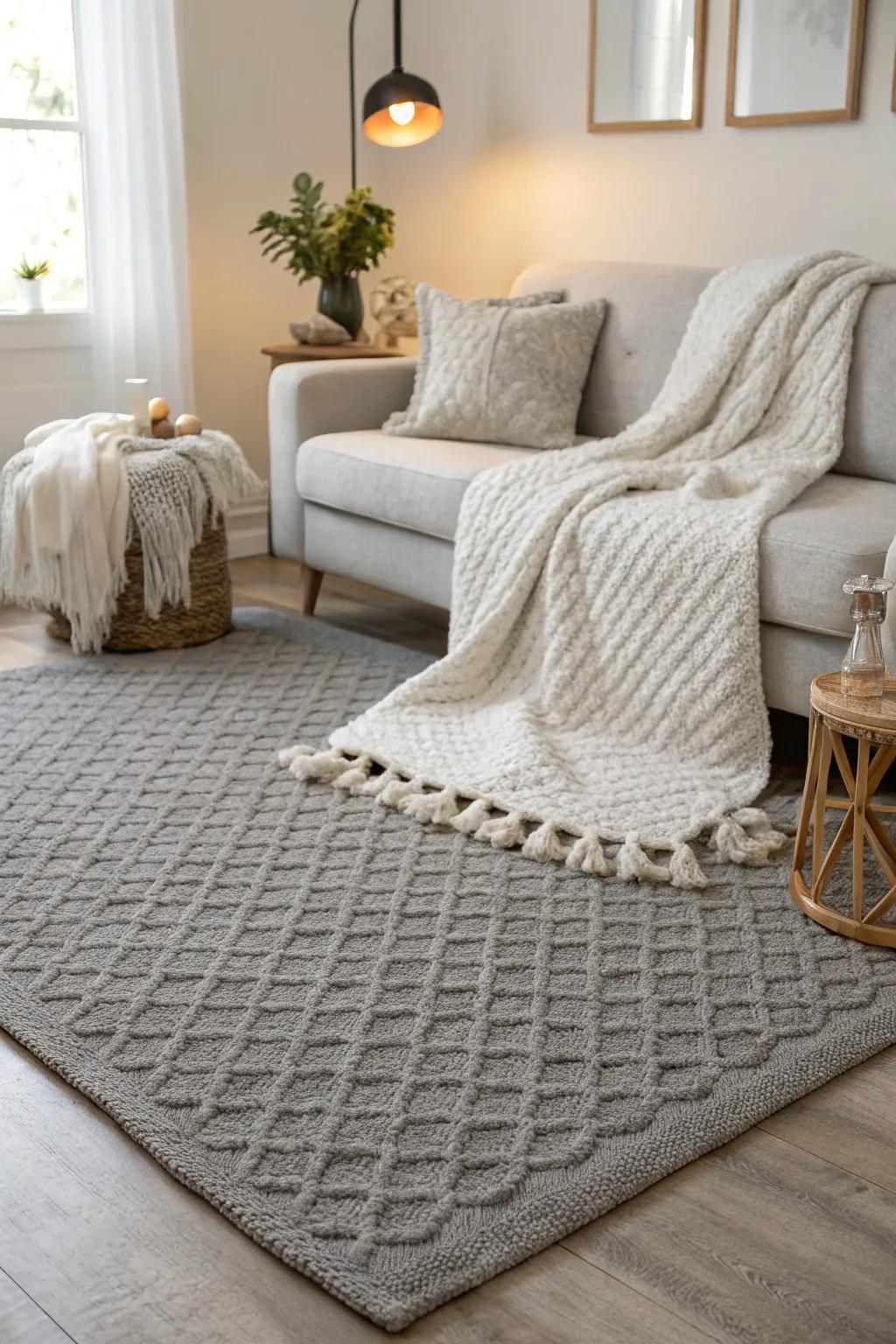 Textures bring warmth and interest.