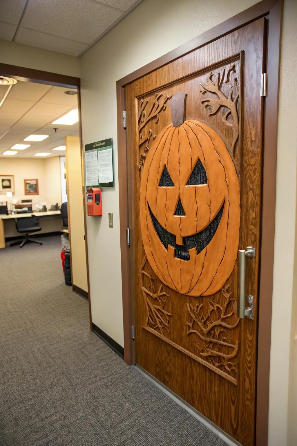 Bring the gourd patch to your workplace using this setup.