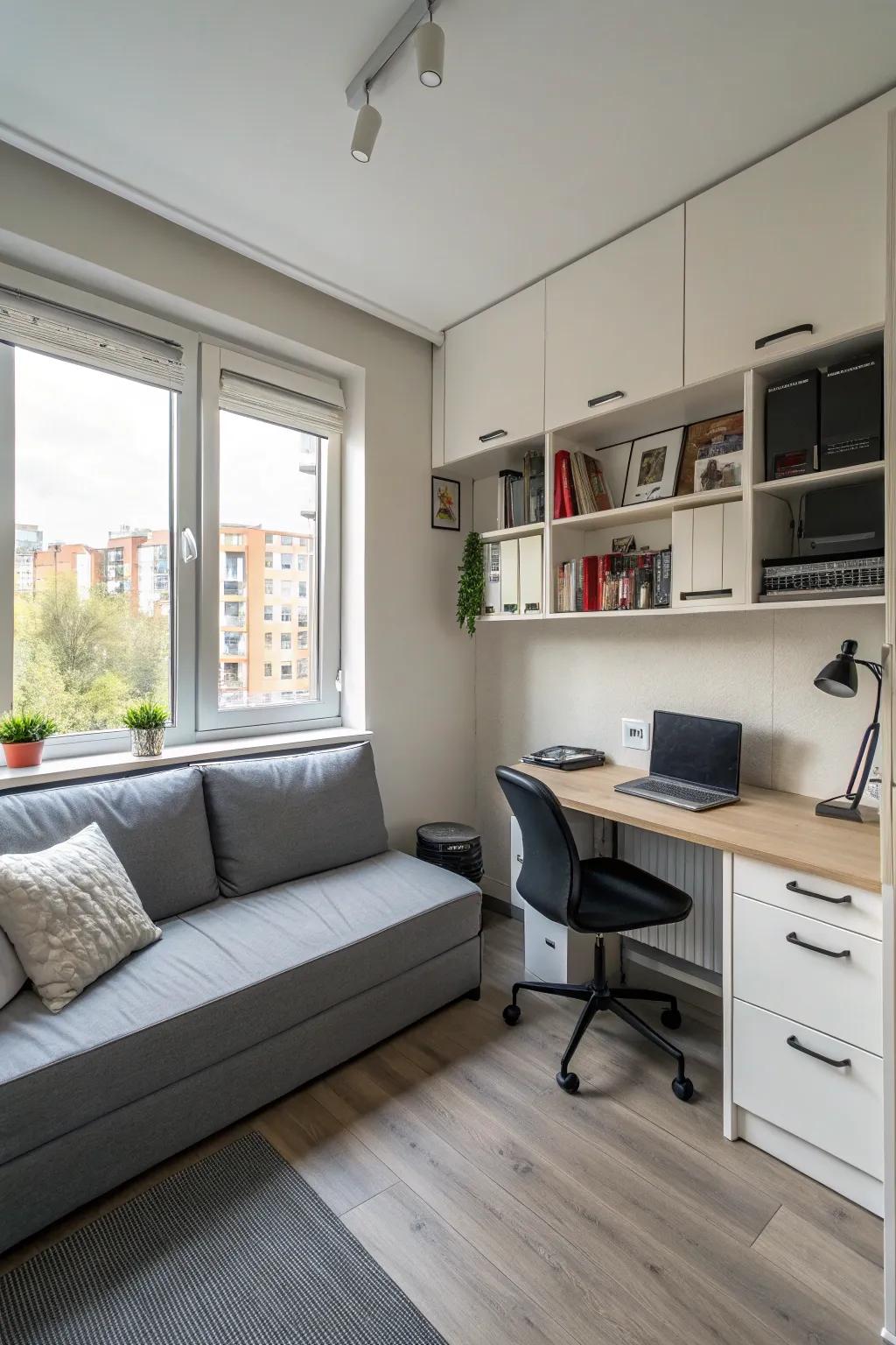 Optimize space with a streamlined and efficient design.