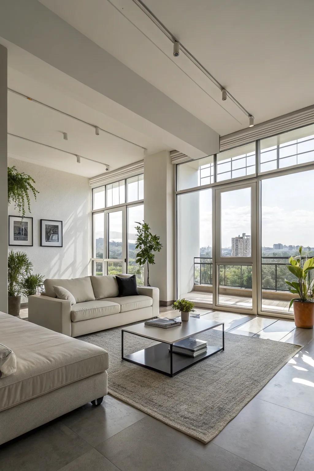 Unfussy furnishings keep your space uncluttered and practical.