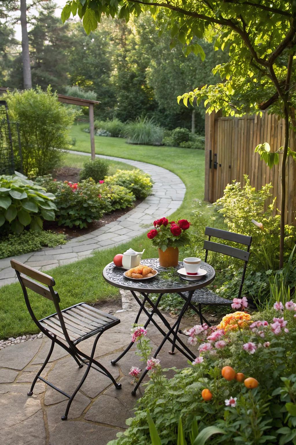 Nature's embrace for your morning sanctuary.