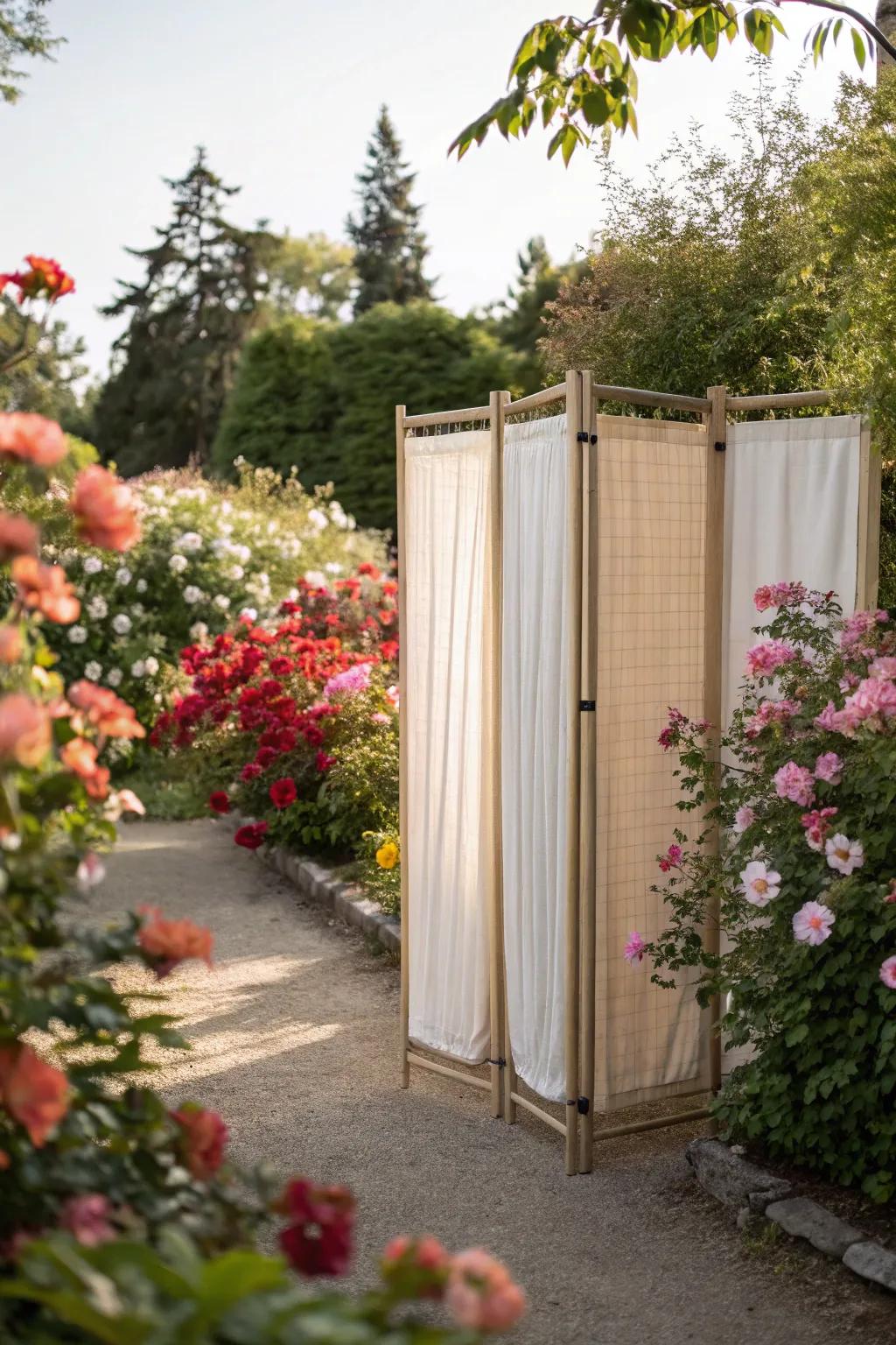 An adaptable screen, offering seclusion wherever life takes you.