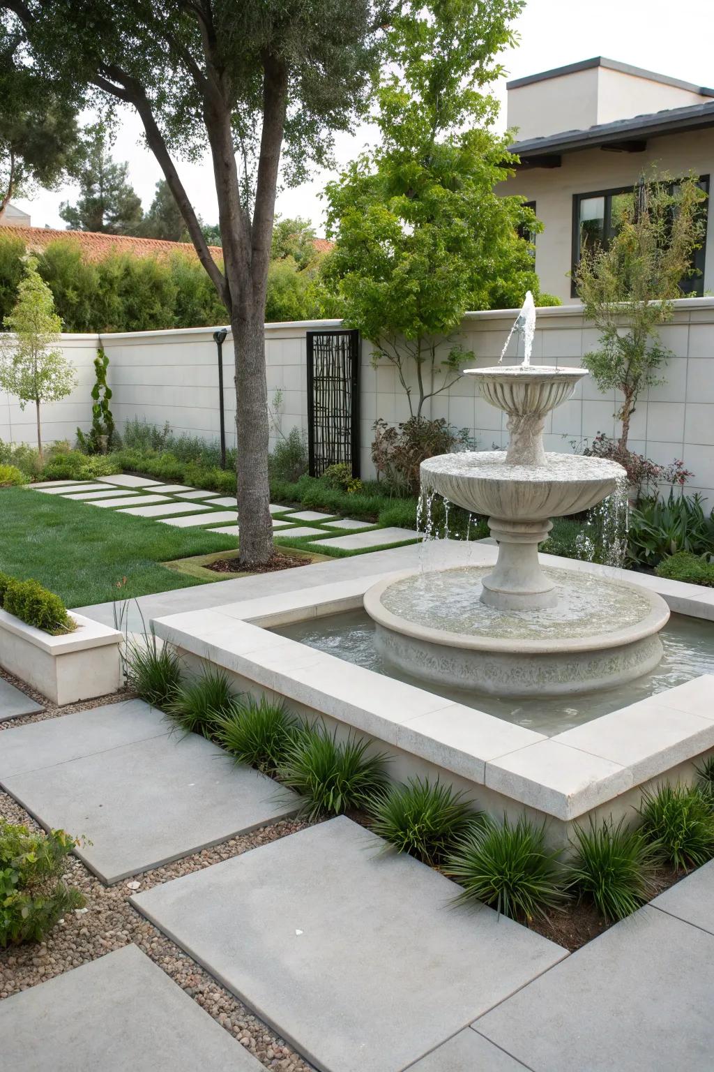 A modern cascade showcasing minimalist elegance.