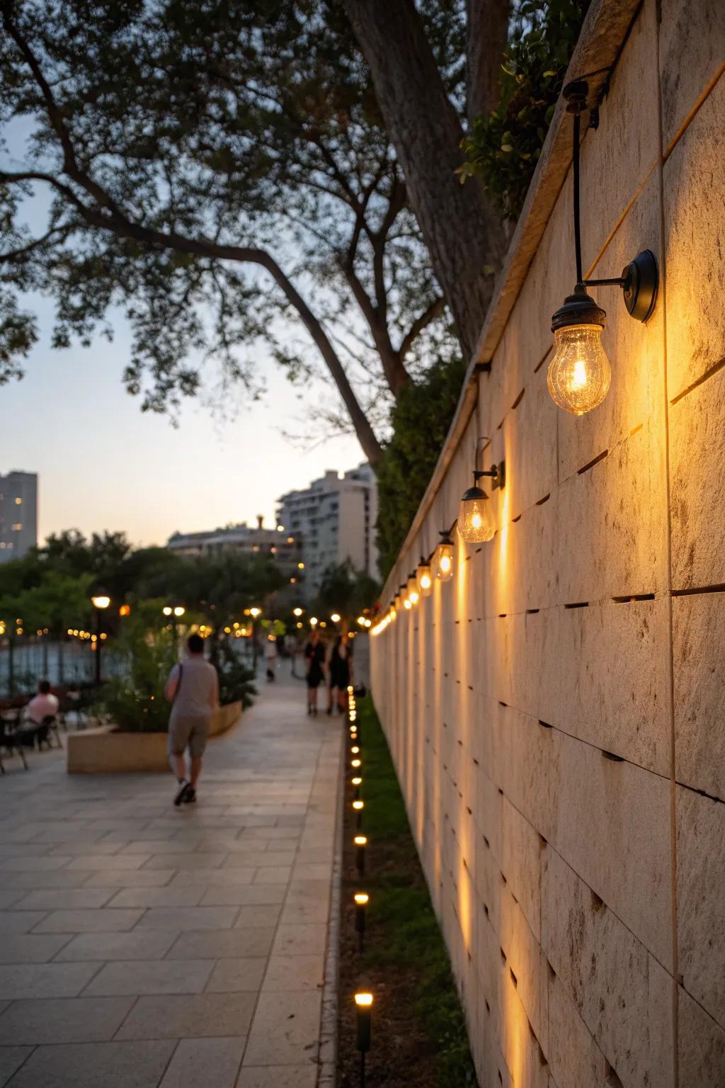 Craft a comforting setting with gentle illumination.