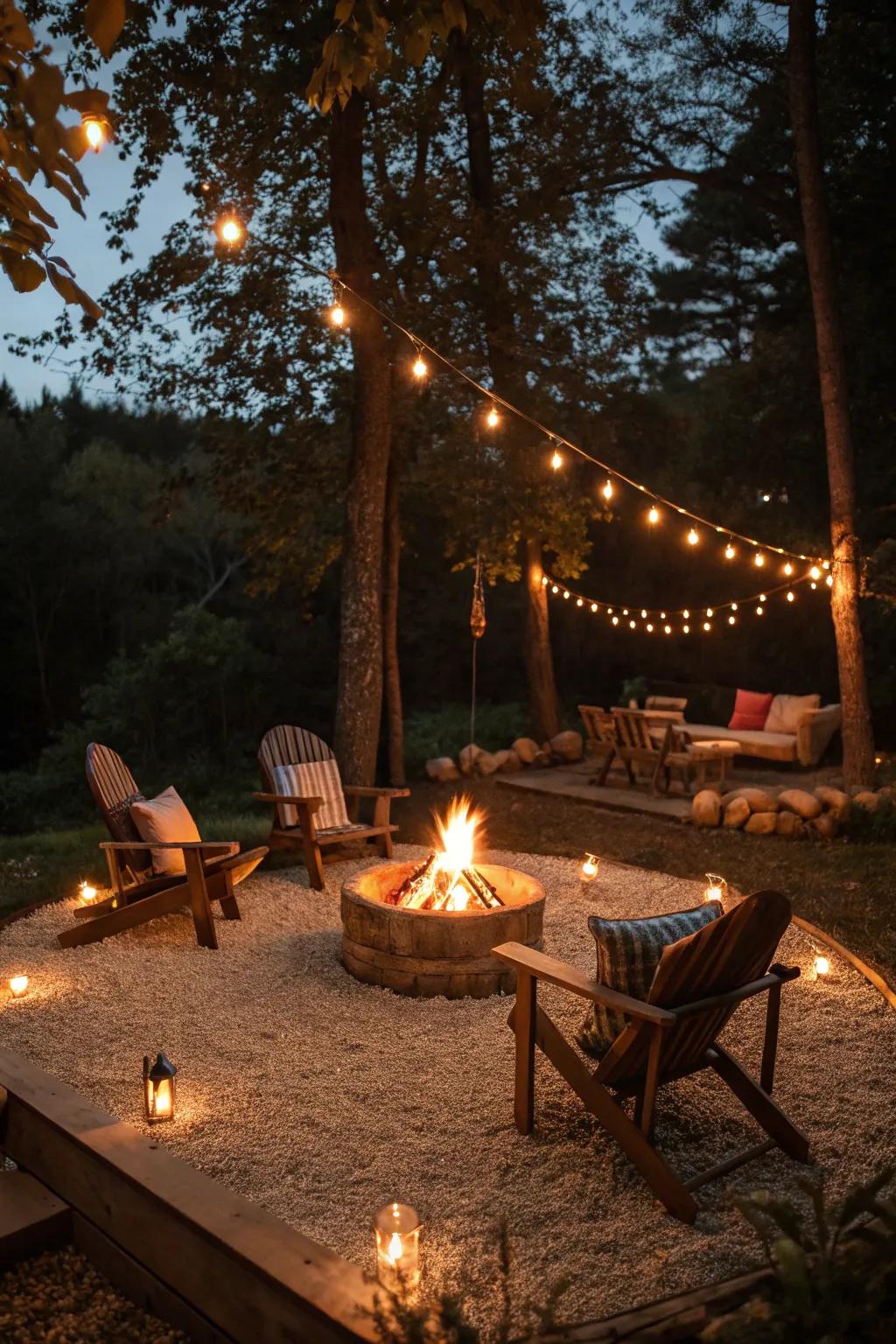 Meet around the fire in a toasty and welcoming place.