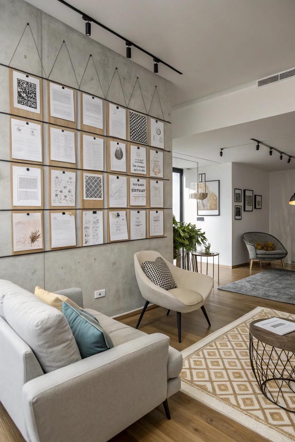 Utilizing paper planning aids to arrange images.