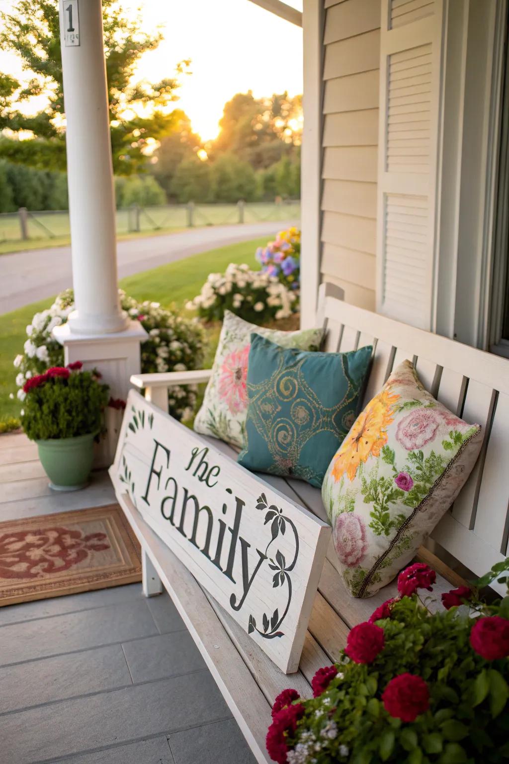 A bespoke display that makes your porch feel distinctly yours.