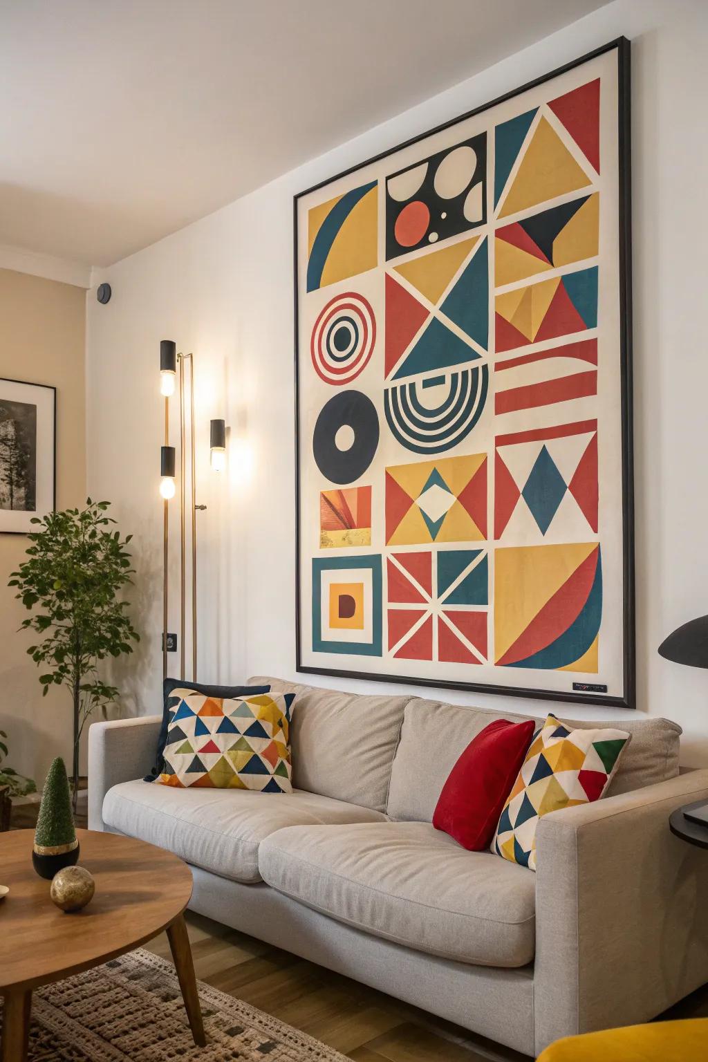 Abstract posters are a treat for the senses and the imagination.