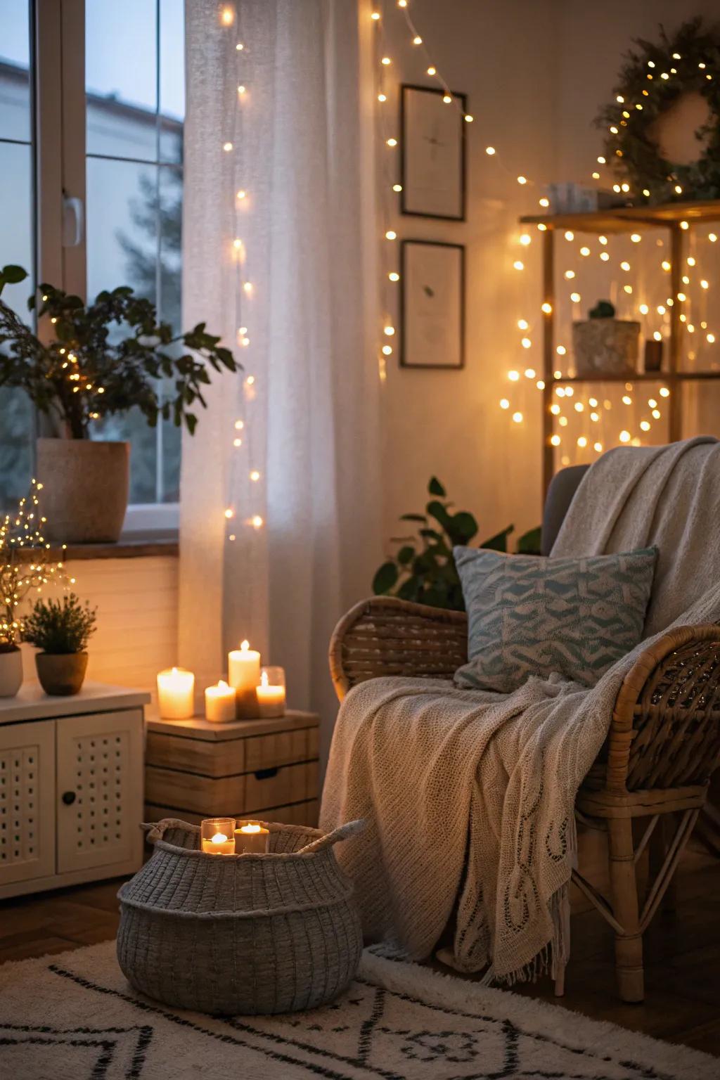 Enhance your prayer space with soft, inviting lighting.