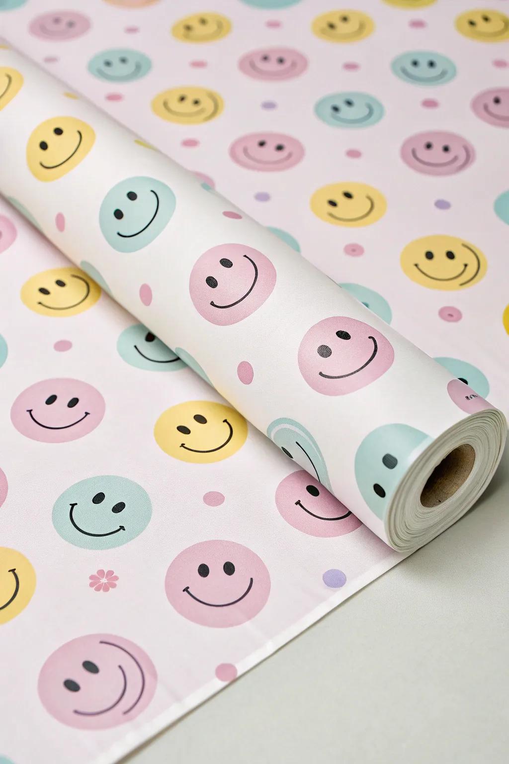 Beaming grins spread delight and positivity throughout the room.