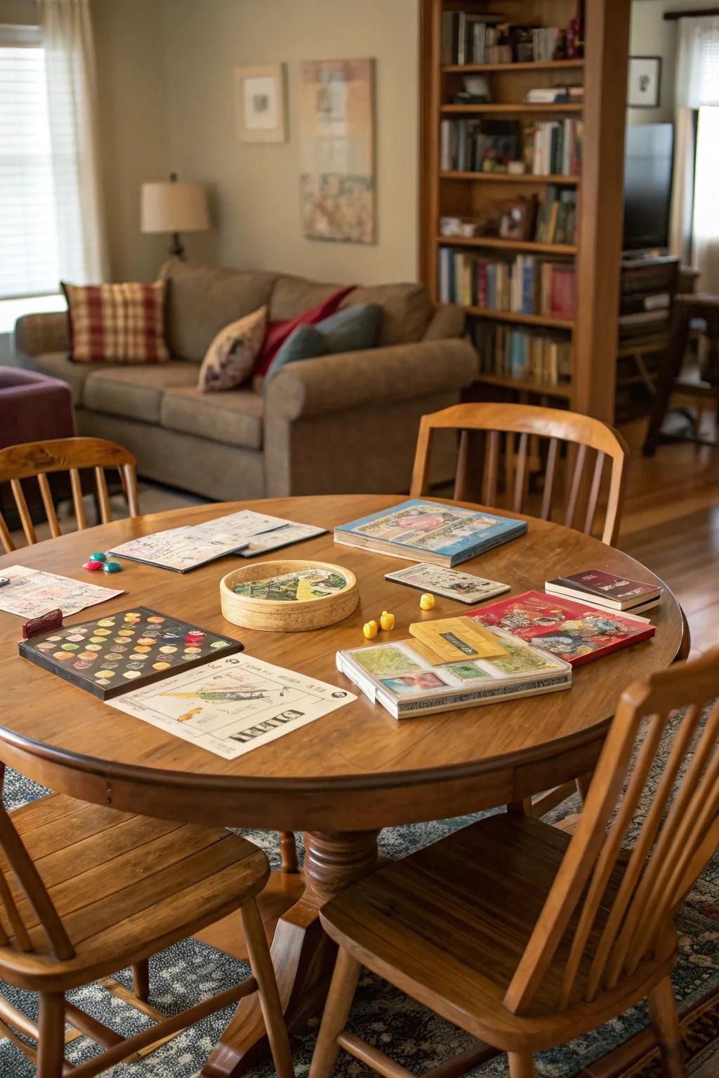 Central game station for countless hours of entertainment.