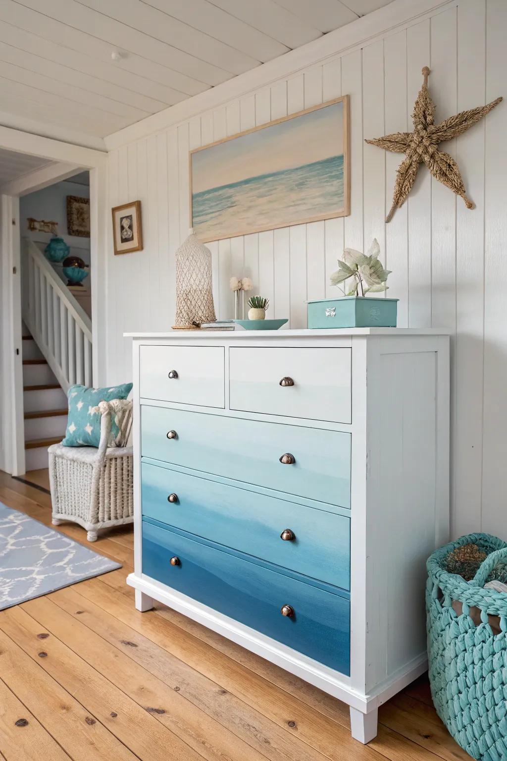 Spectrum blending results in a soothing color progression for a peaceful vibe.