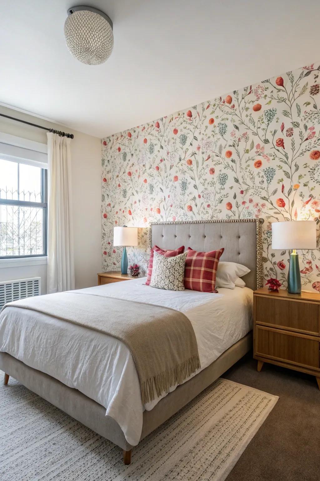 Short-term wall covering offers a quick style upgrade for your walls.