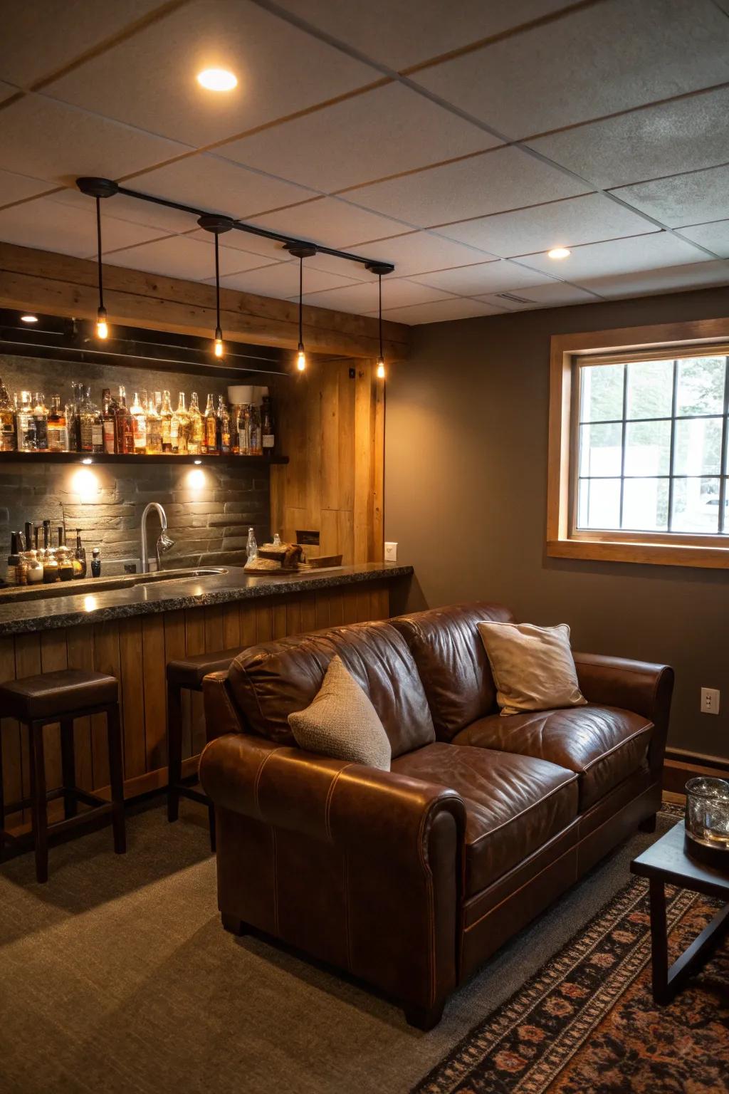 A lounge space is all about chilling out and spending time with friends.