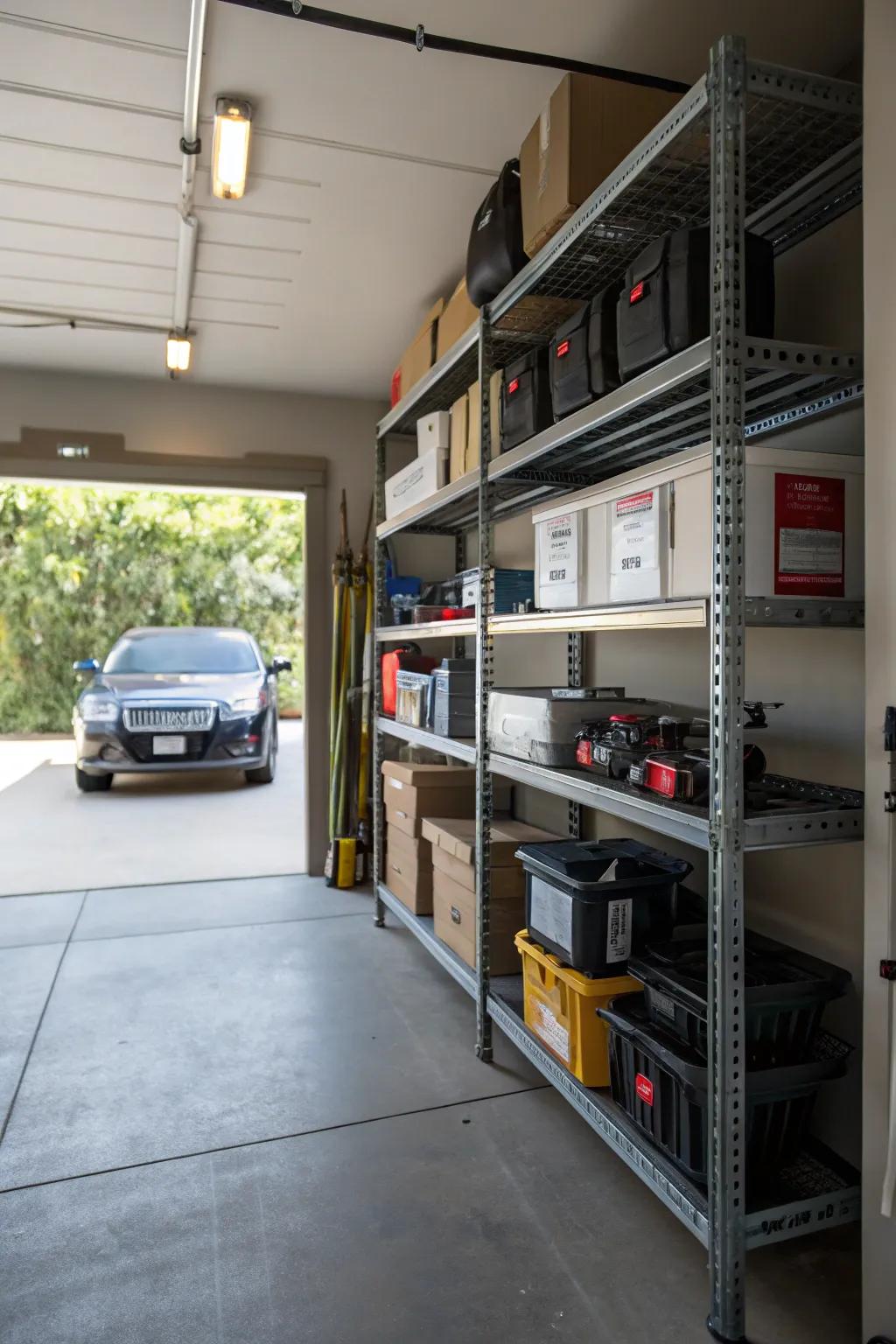 With sturdy shelving, you'll have so many versatile storage options.