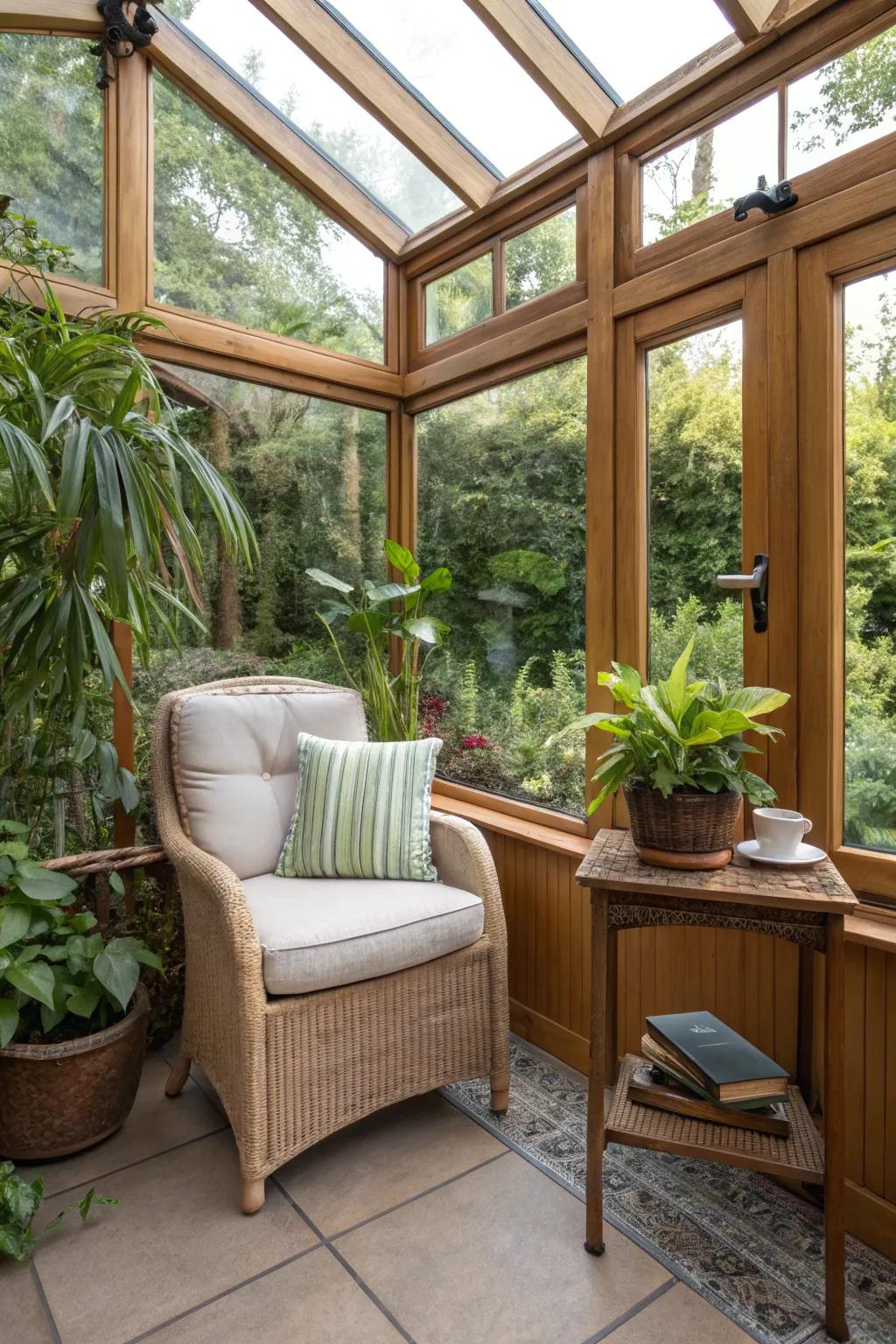 Optimize space using a clever, compact design.