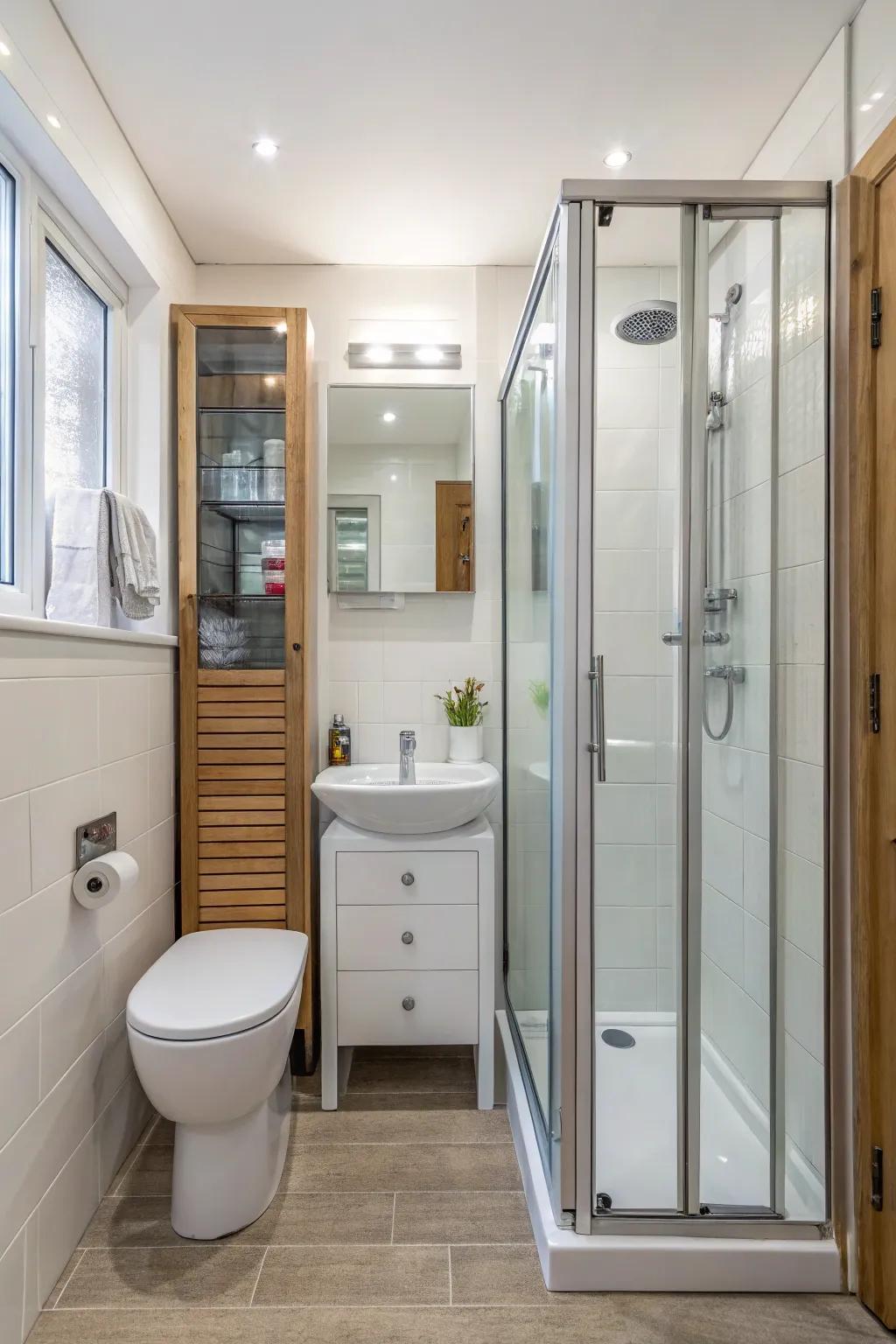 Streamlined and practical dual-panel screens.