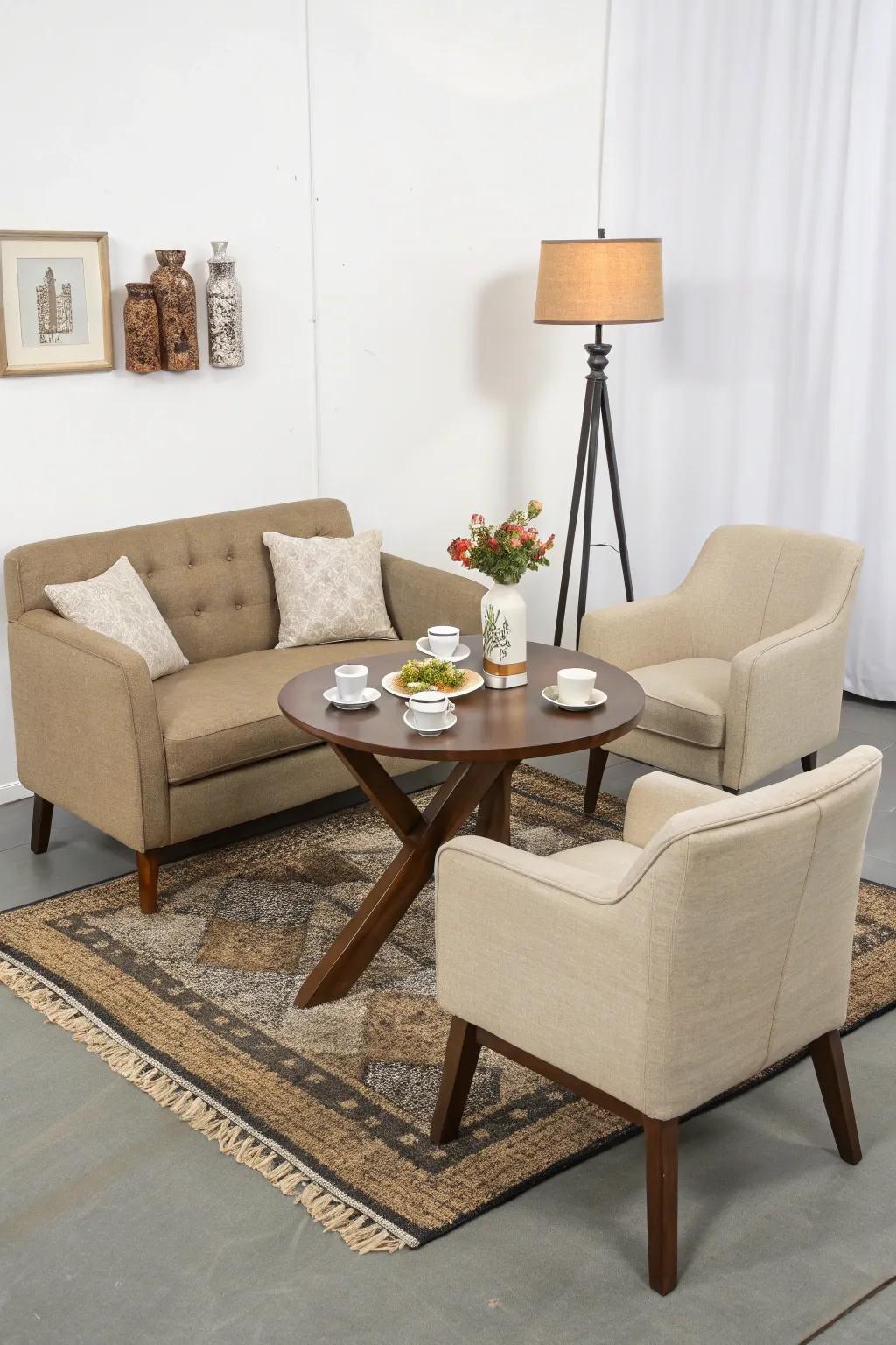 With a multifunctional coffee table, you can maximize space with style.
