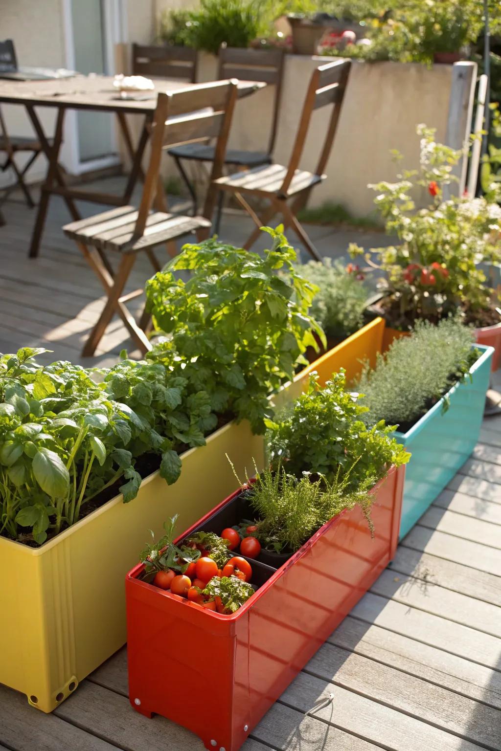 Containers proffer both adaptability and aesthetic appeal, rendering them ideal for patios and balconies.