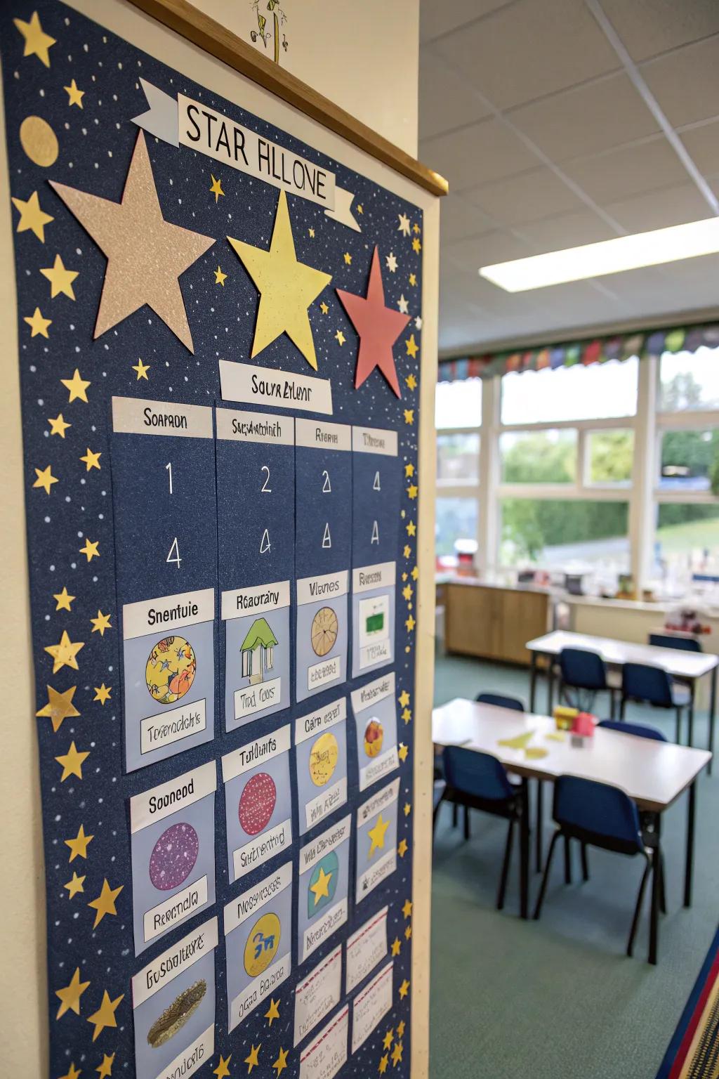 Celebrate accomplishments with a stellar progress indicator.