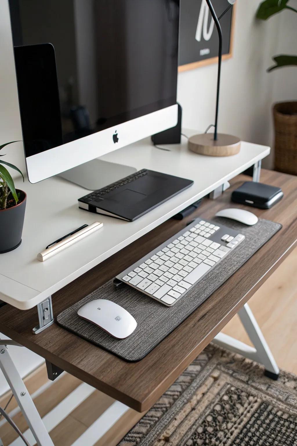 Cordless devices reduce clutter, leading to a streamlined workspace.